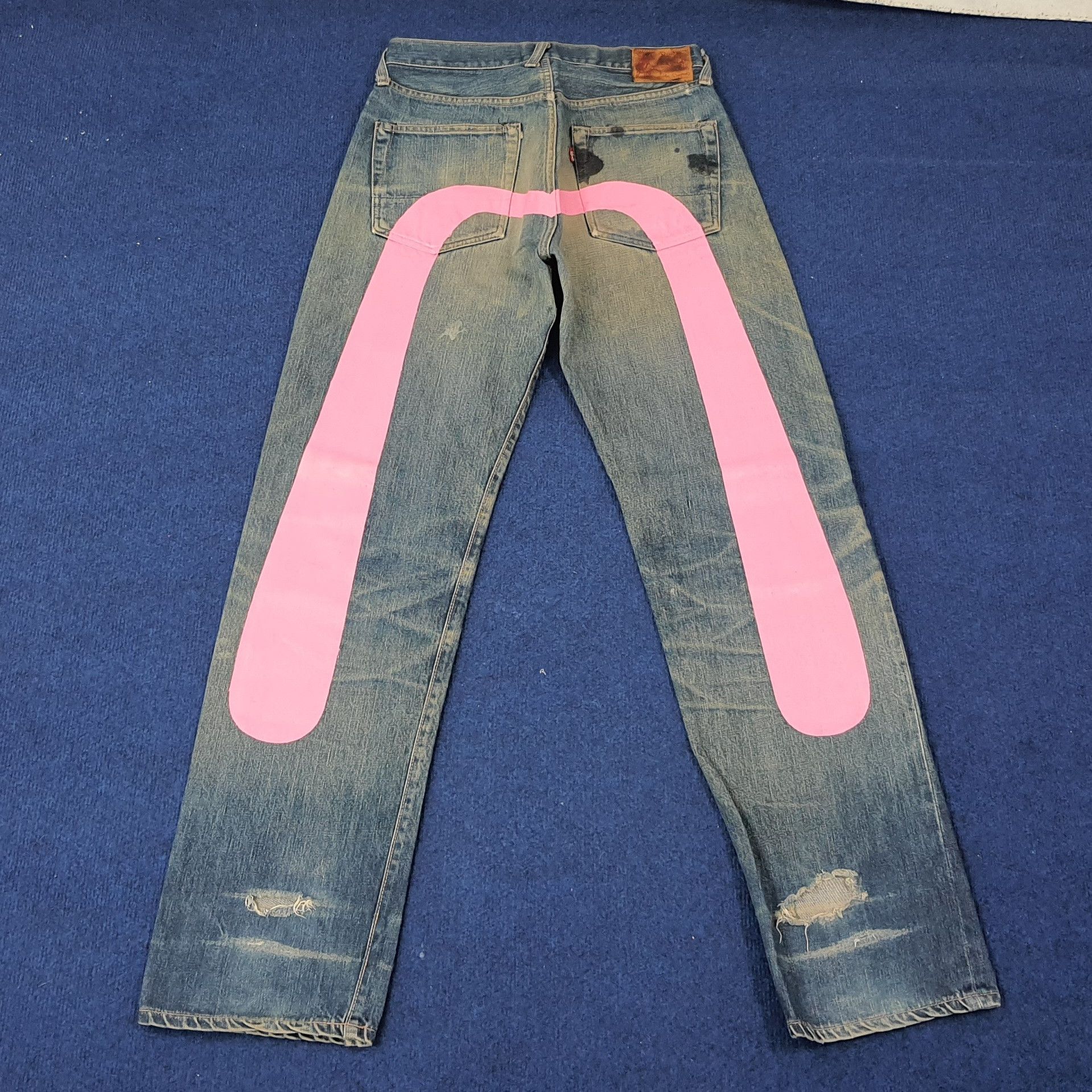 Evisu × Japanese Brand × Vintage Vintage Evis Salvadge Japan Custom Daicock Jeans C235N26 Size US 28 / EU 44 - 1 Thumbnail