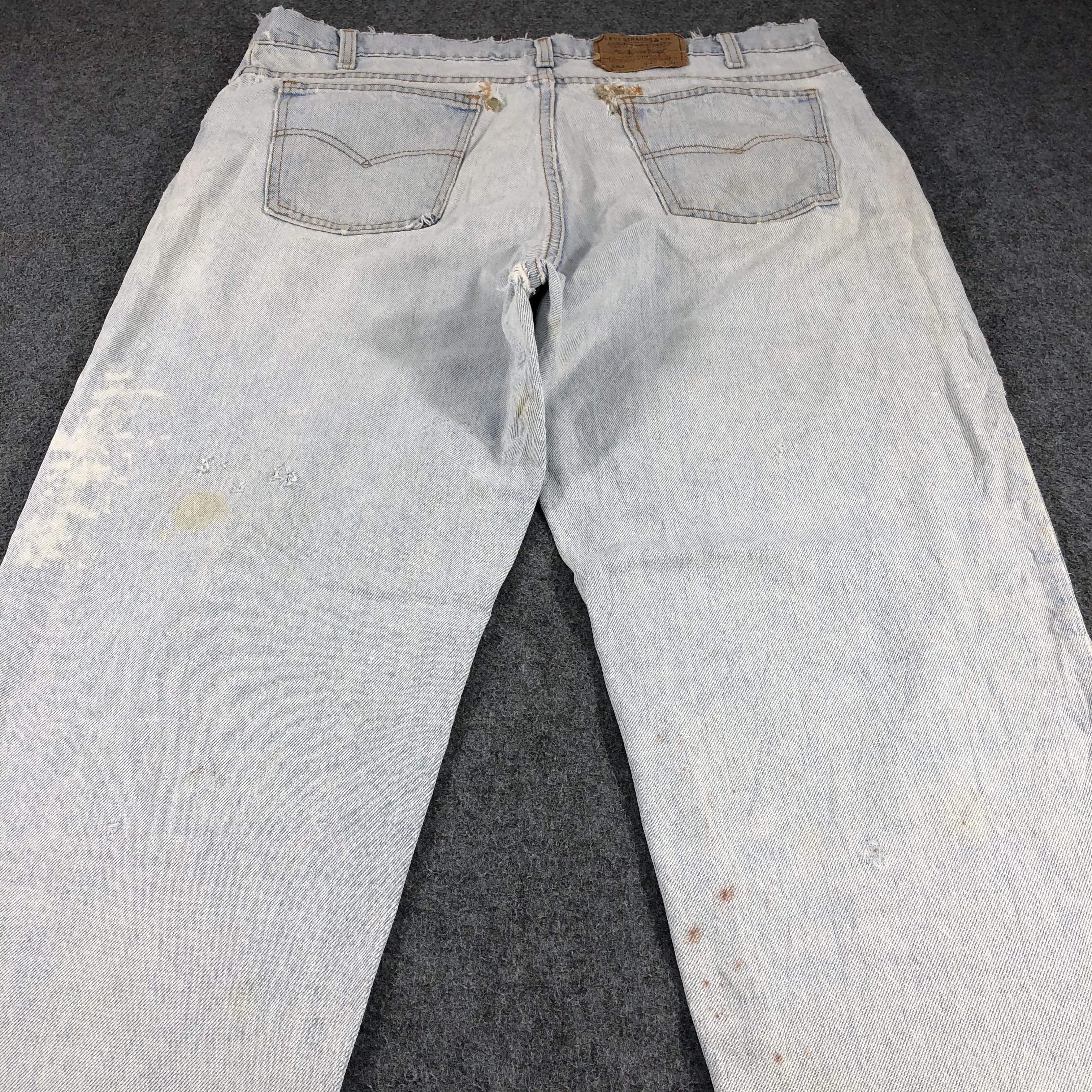 Levi's × Vintage Vintage Distress Levis Jeans Lot 550-JM807 Size US 38 / EU 54 - 4 Thumbnail