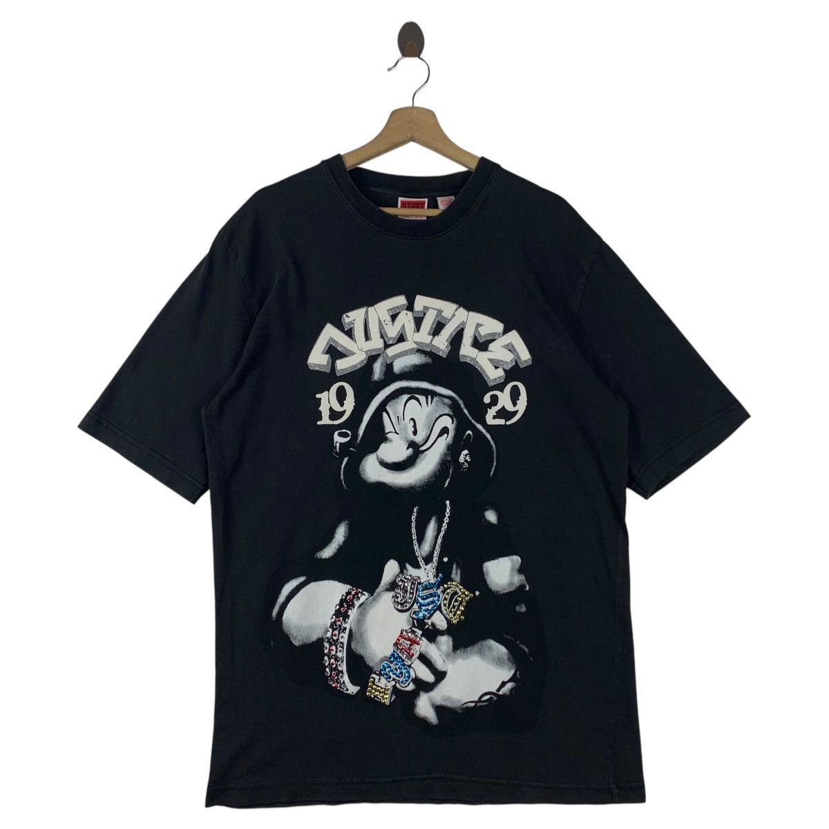 Cartoon Network POPEYE justice 1929 brand hip hop raptees design tee Size US L / EU 52-54 / 3 - 1 Thumbnail