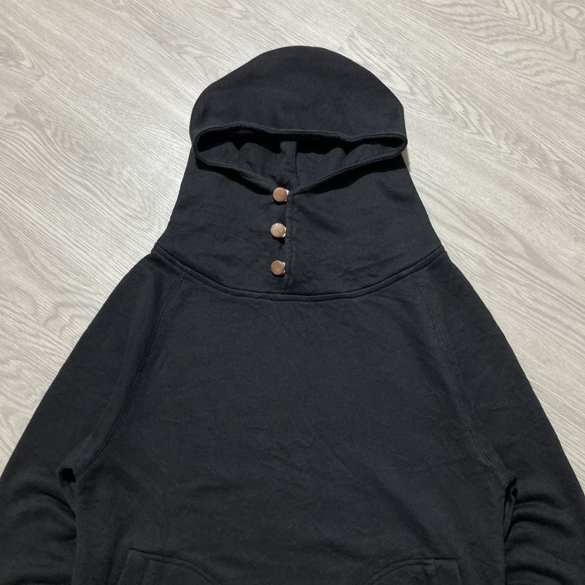 20471120 2000s Controcte Unique Pullover Hoodie Black Kapital Style Size US M / EU 48-50 / 2 - 2 Thumbnail