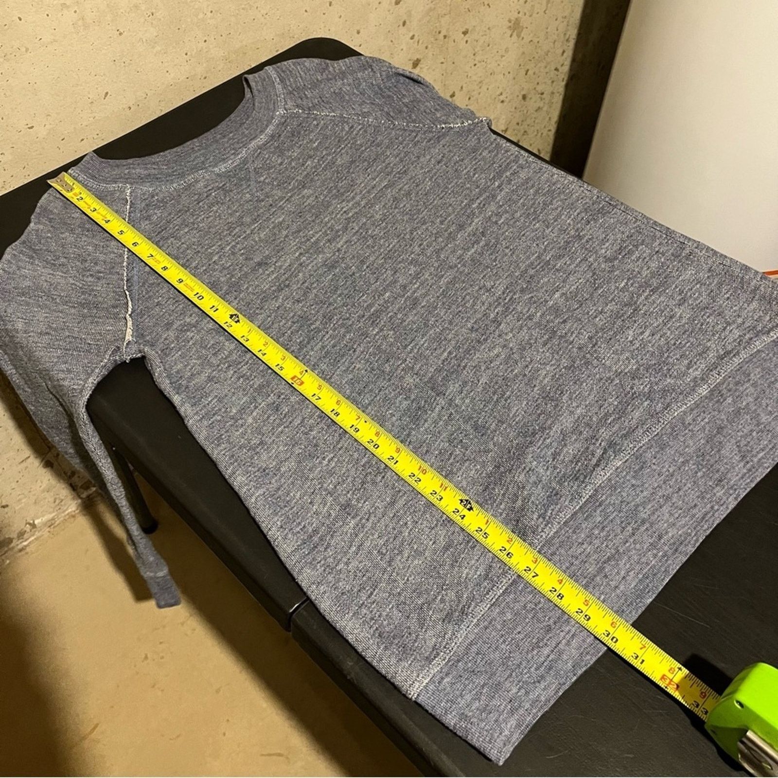 Other Caslon Size L Knit Blue Longline Raglan Tunic Sweatshirt Size L / US 10 / IT 46 - 8 Thumbnail