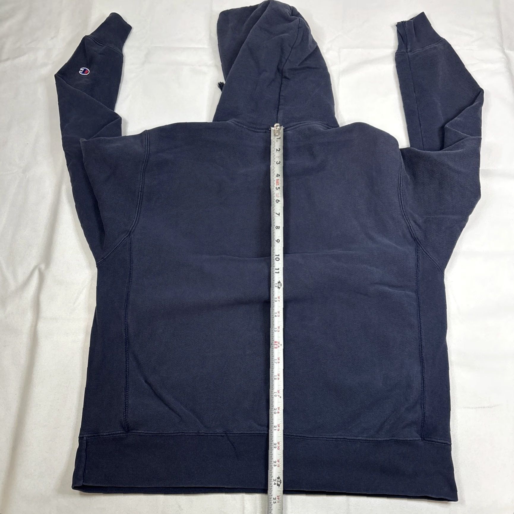 Champion Champion Hoodie Reverse Weave Men L Navy Blue Hooded Activewear Mens Size US L / EU 52-54 / 3 - 6 Thumbnail
