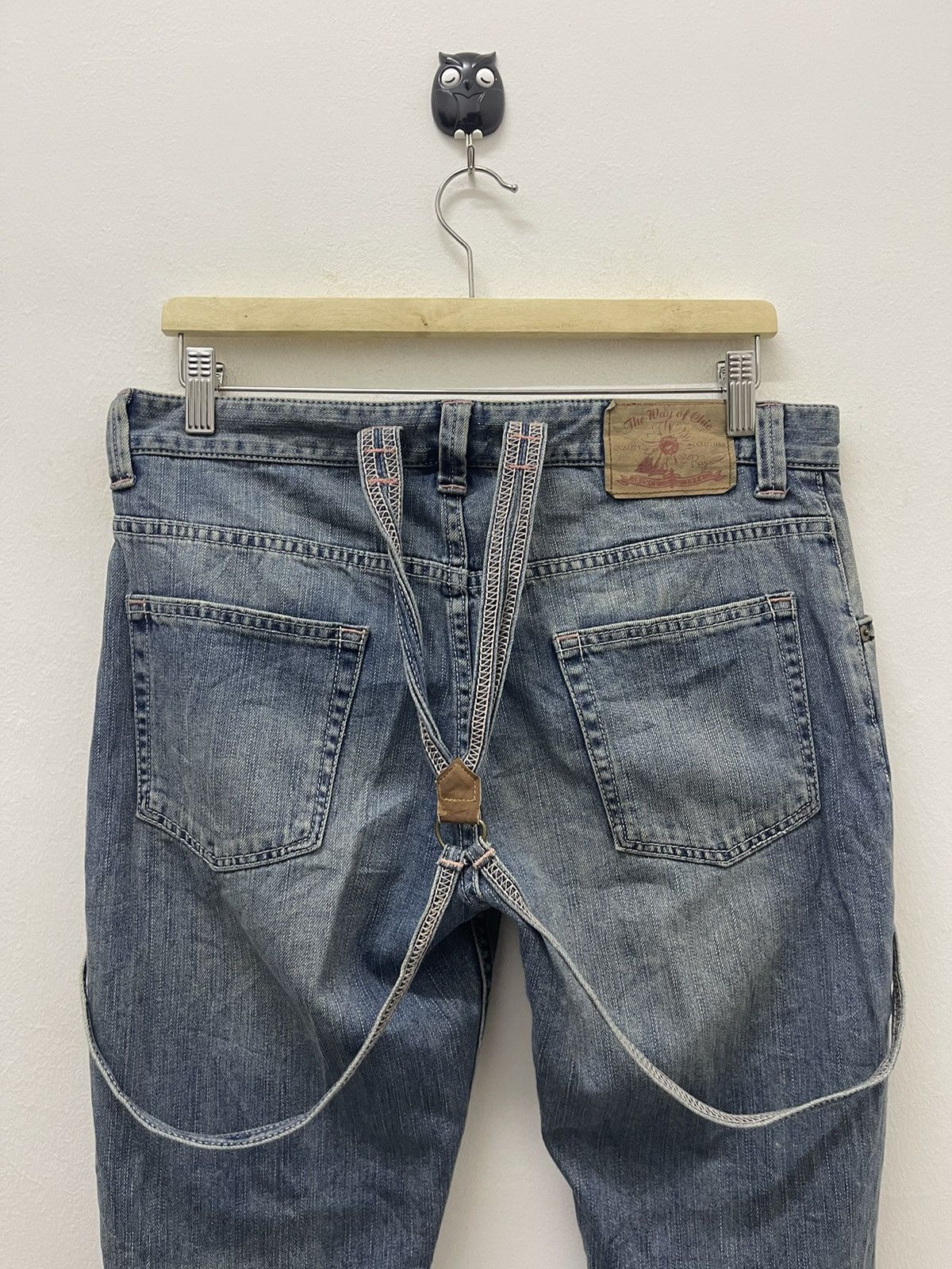 Beams Plus Rare Vintage RAY BEAMS with Suspenders Style Size US 31 - 3 Thumbnail