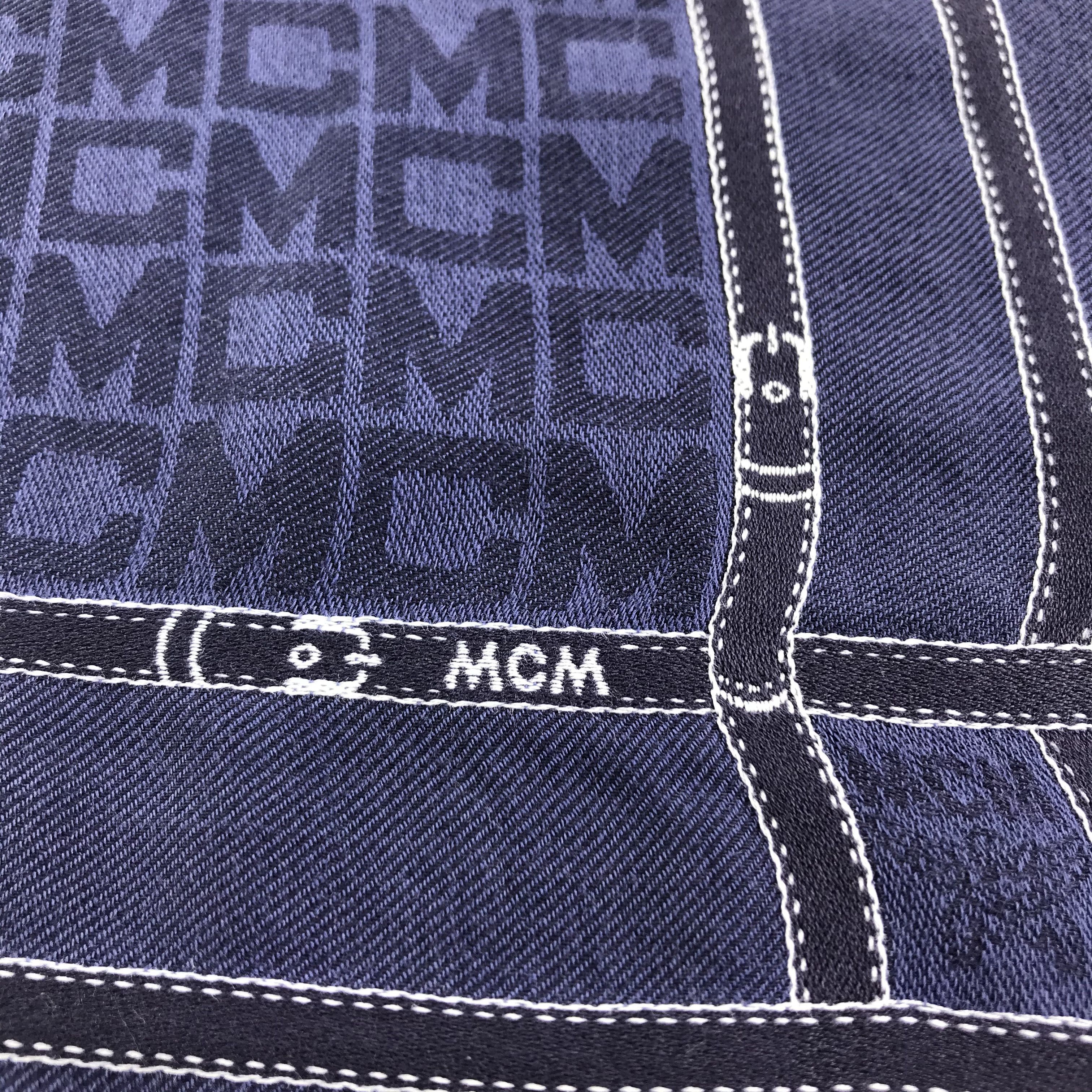 MCM MCM Monogram Handkerchief Neckerchief Bandana H77 Size ONE SIZE - 4 Thumbnail