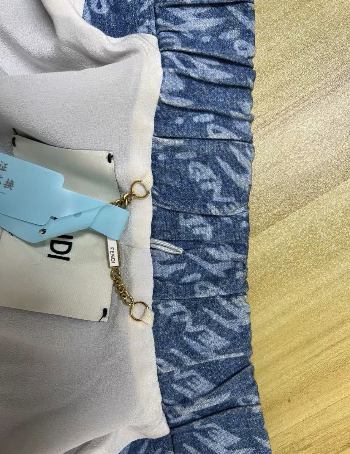 Fendi Fendi All-Over Print Denim Short Jacket. Size S / US 4 / IT 40 - 1 Thumbnail