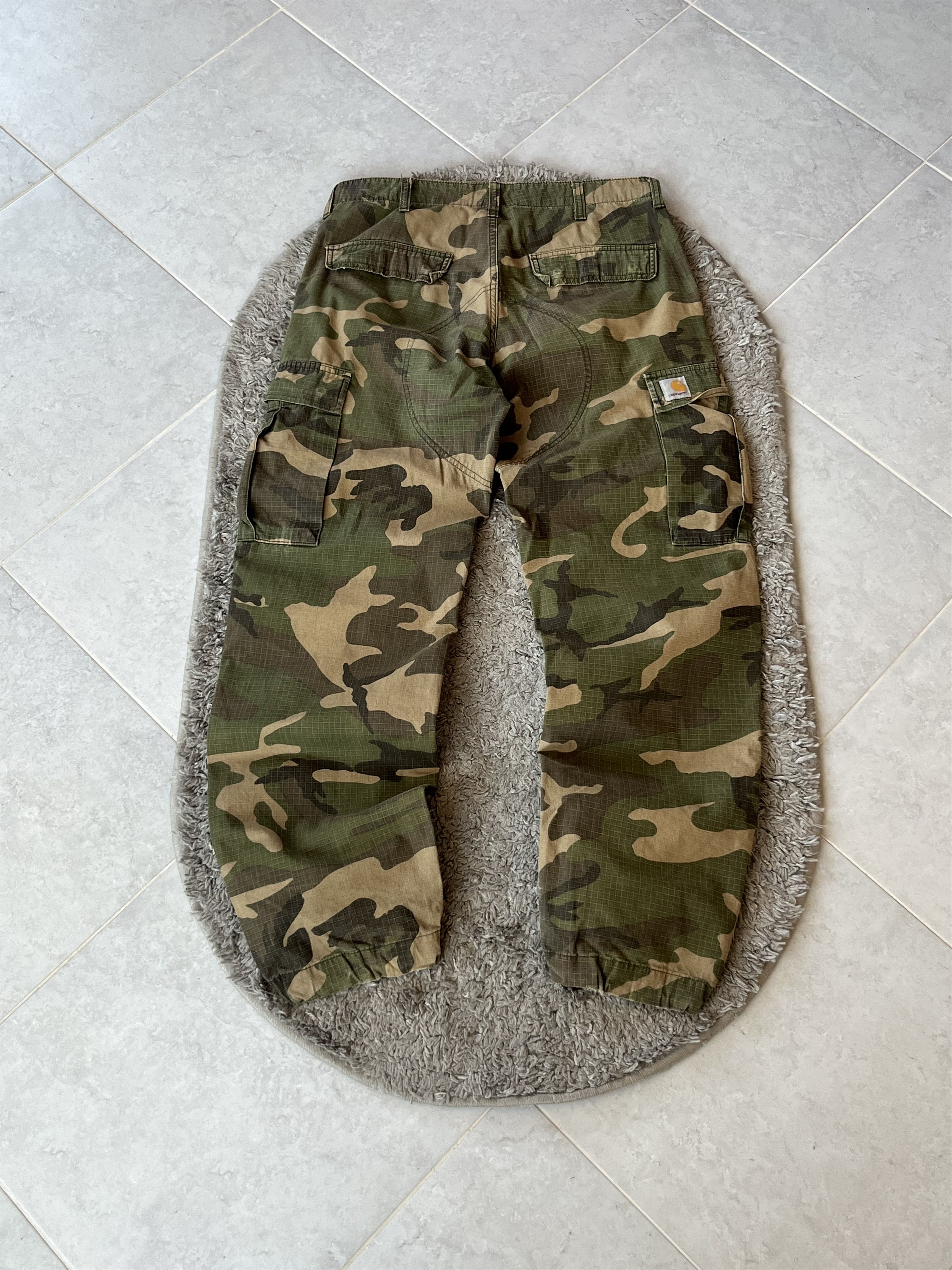 Carhartt Vintage Military Cargo Pants Carhartt Very Rare Y2K Style Size US 32 / EU 48 - 3 Thumbnail