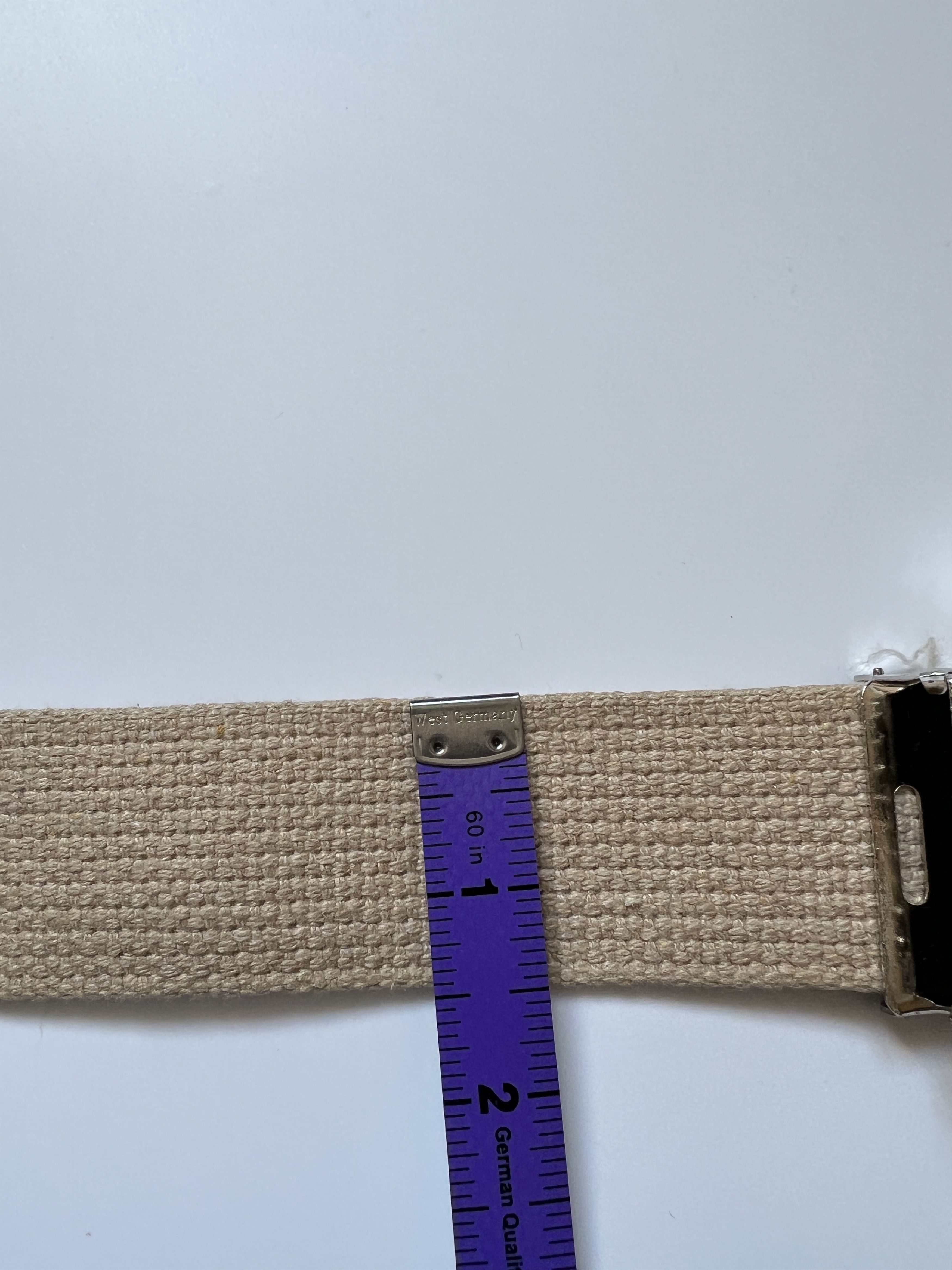 Vintage Y2K Rhinestones Buckle Cotton Belt BB Style Size ONE SIZE - 15 Thumbnail