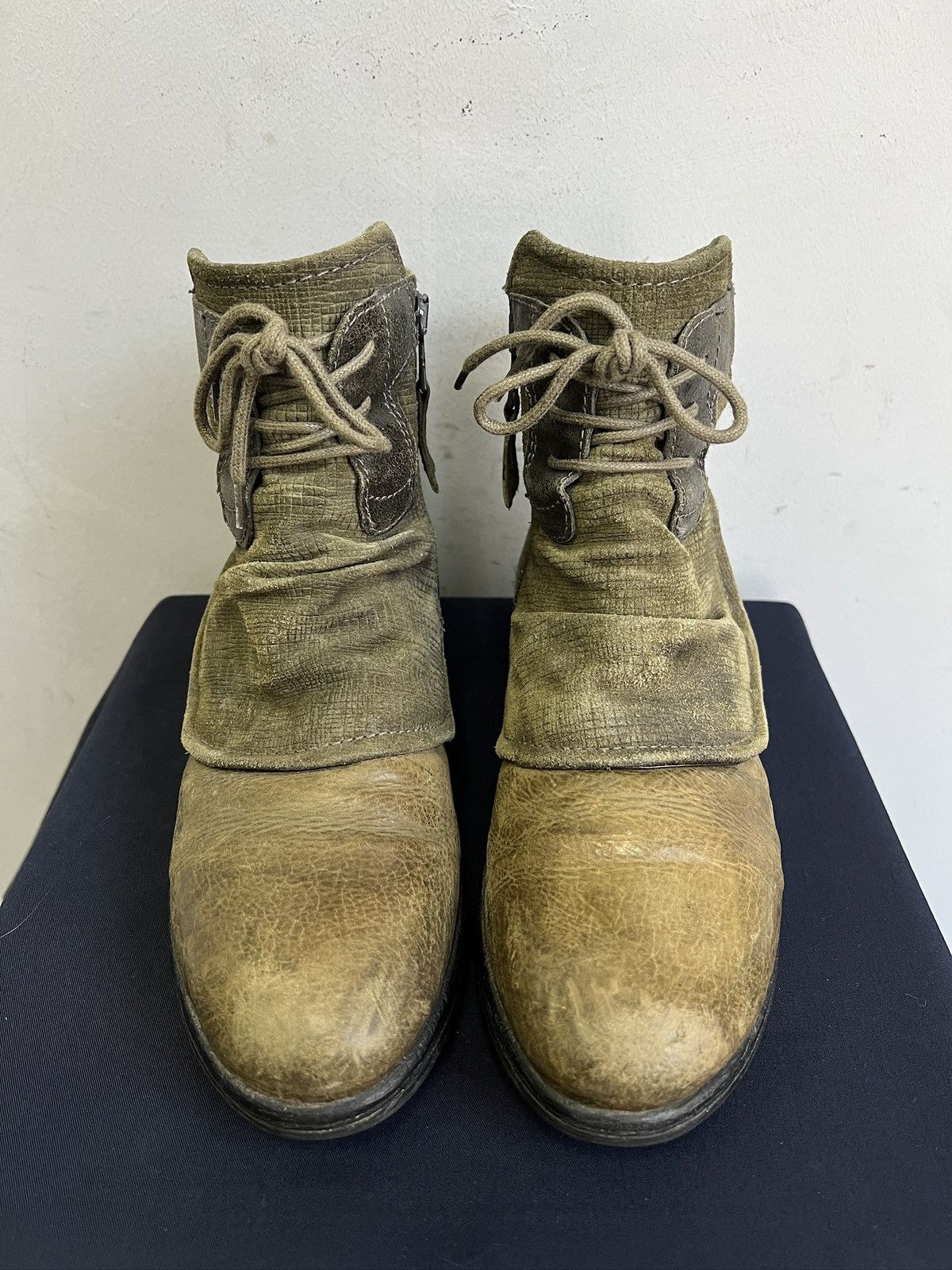 A.S.98 Leather Ankle Boots Vintage Ann demeulemeeste style 90s Size US 8 / EU 41 - 6 Thumbnail