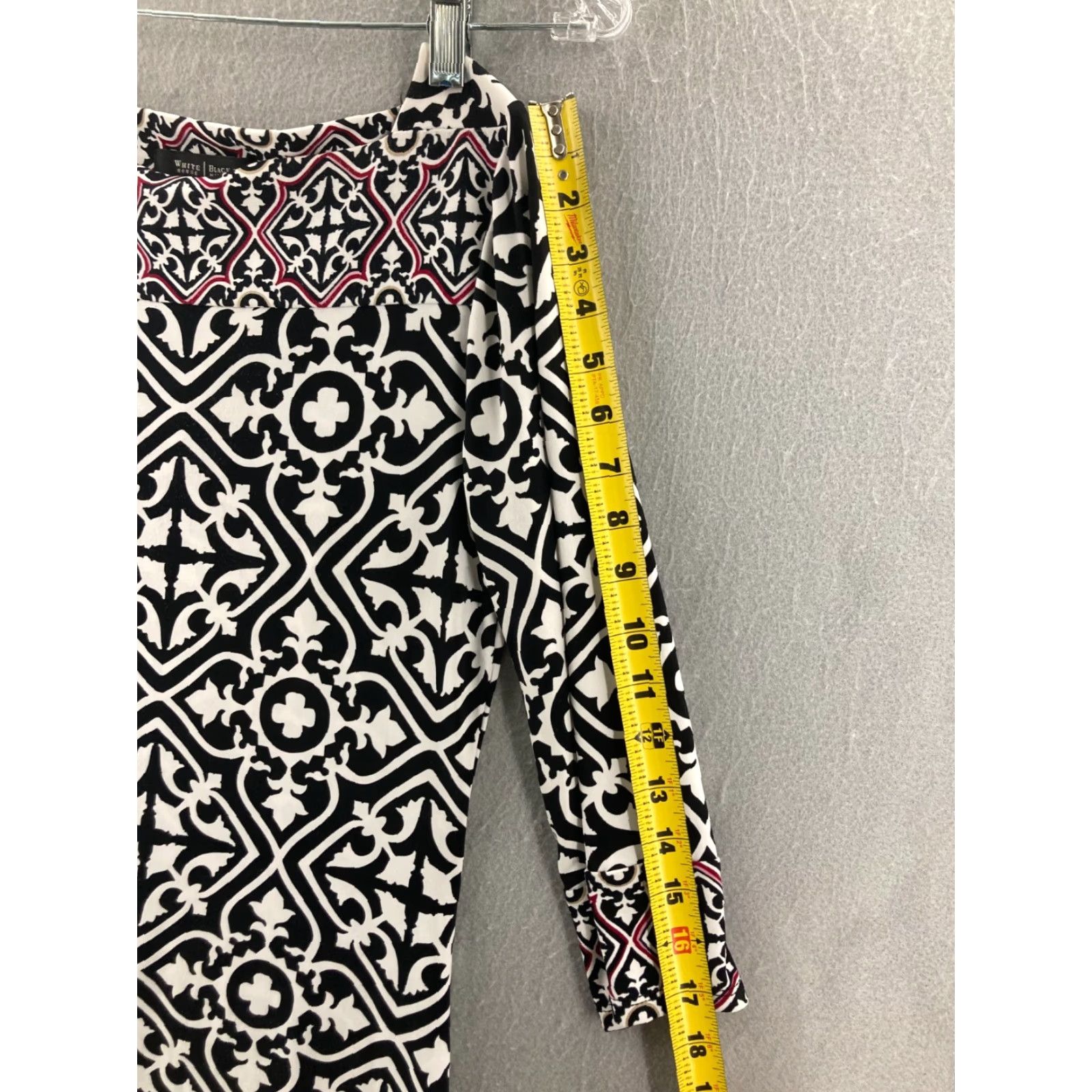 White House Black Market White House Black Market Dress XS Womens Sheath XS Multicolor Geometric Print 90s? (Oops) Size XS / US 0-2 / IT 36-38 - 6 Thumbnail