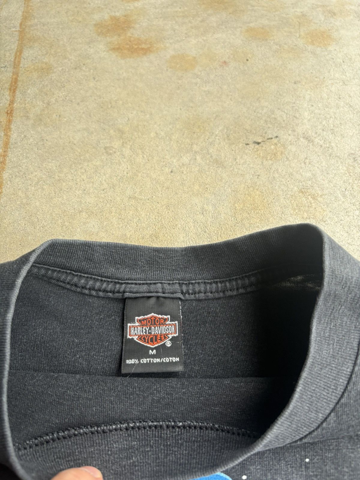 Harley Davidson × Vintage Crazy Vintage Harley Davidson Distressed Year 2000 3d Style Size US M / EU 48-50 / 2 - 4 Thumbnail