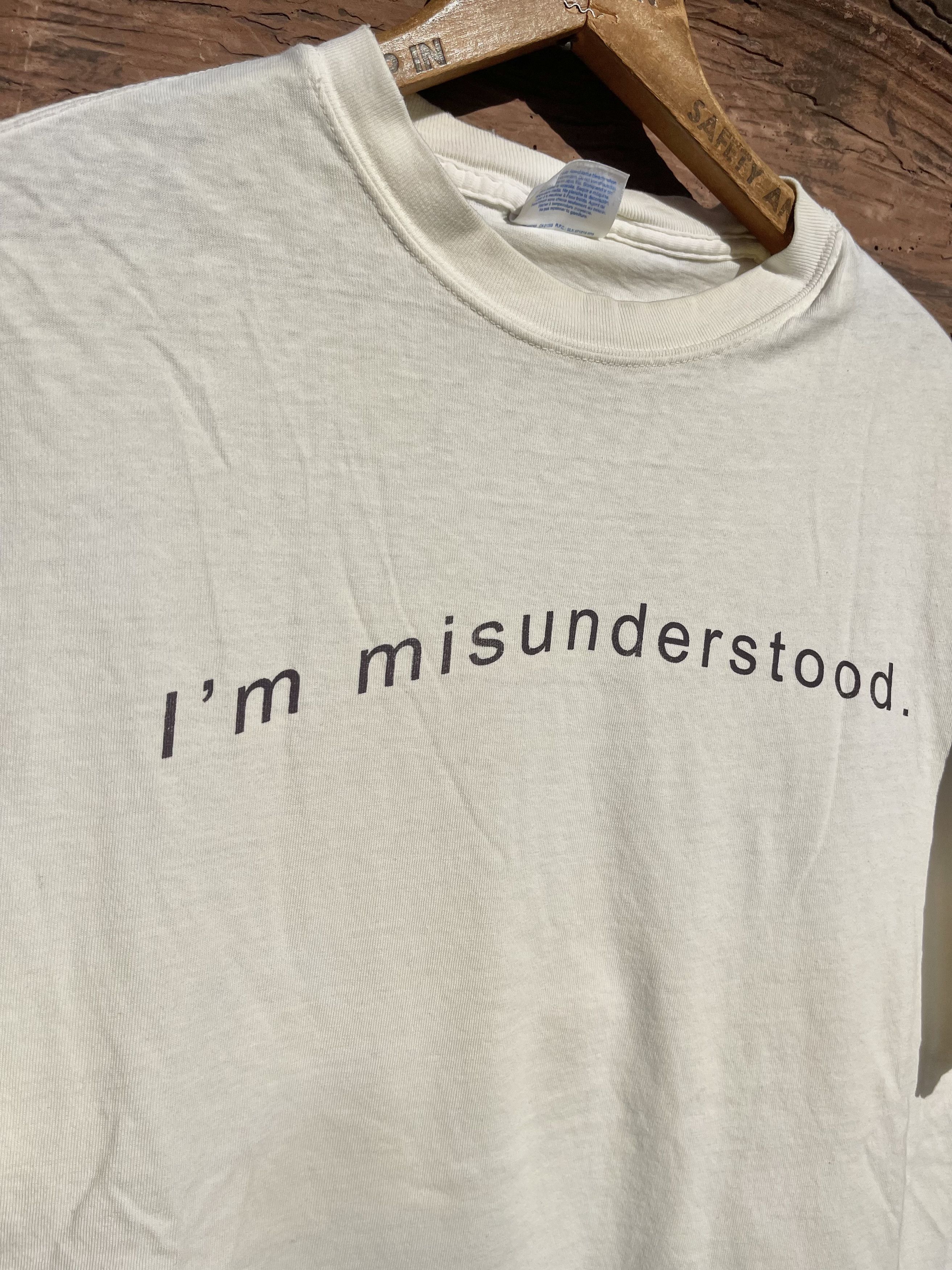 Vintage 1998 Misunderstood Vintage Y2K Website Apple Mac T-Shirt Size US L / EU 52-54 / 3 - 4 Thumbnail
