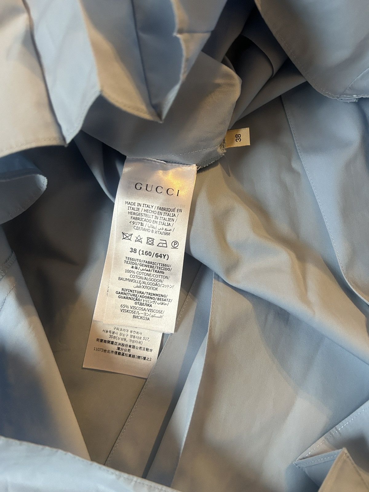 Gucci Gucci Pleated A-Line Heavy Cotton Poplin Skirt 695326 Size 26" / US 2 / IT 38 - 10 Thumbnail