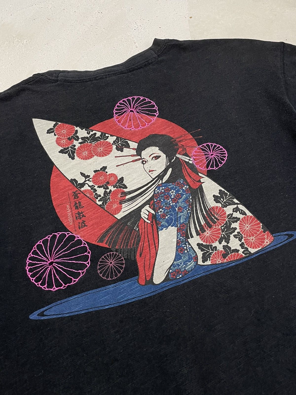 Hysteric Glamour × Japanese Brand × Vintage Kissmark Geisha Embroidery Umbrella Yakuza Japanese Culture Size US M / EU 48-50 / 2 - 3 Thumbnail