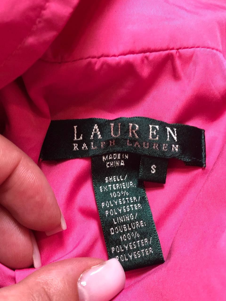 Polo Ralph Lauren Vintage Ralph Lauren Pink Utility Jacket Vibrant Casual Size S / US 4 / IT 40 - 2 Thumbnail
