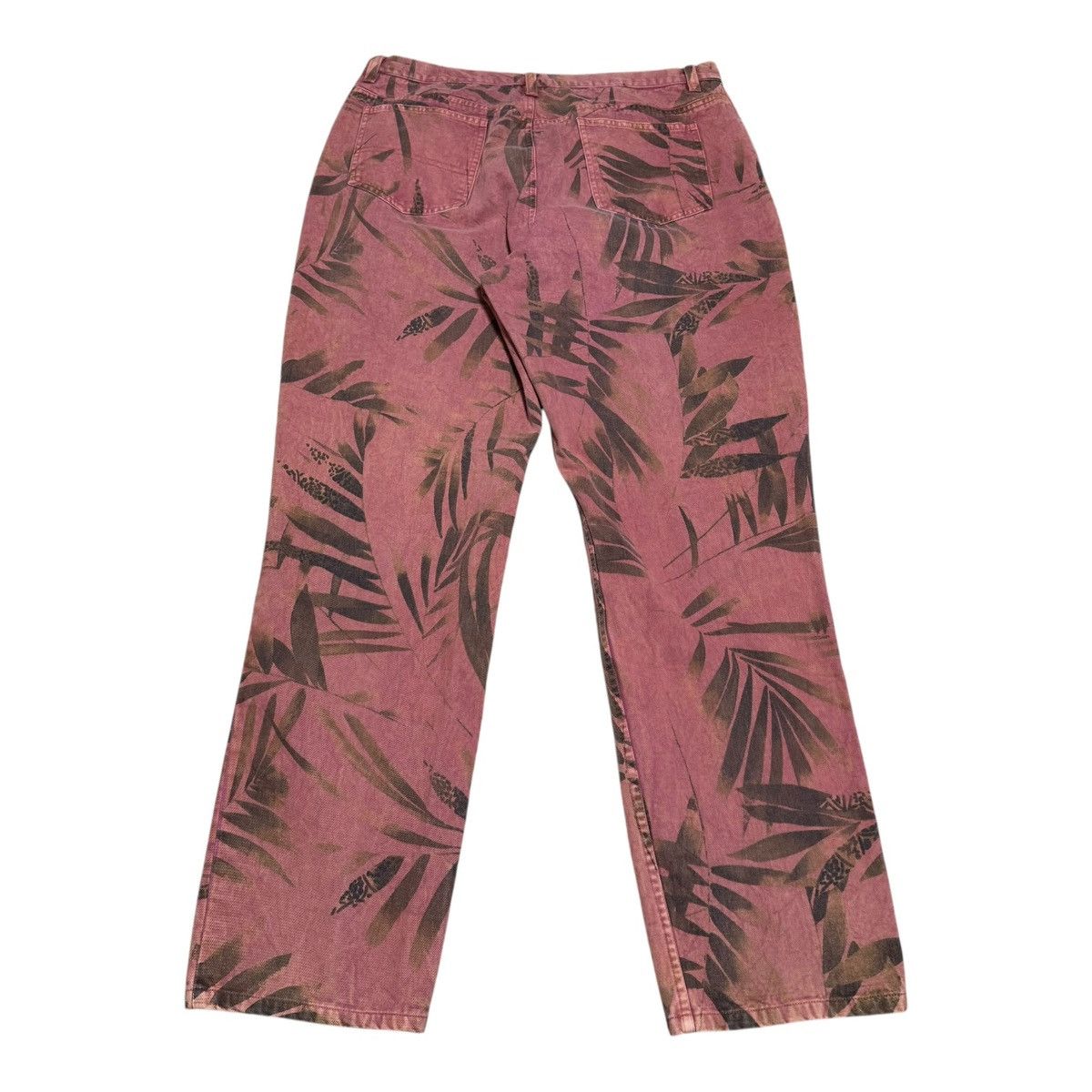 Chicos × Vintage Vintage Chico’s Designs Palm Leaf Print Pants Women’s 32x29 Size 32" / US 10 / IT 46 - 2 Thumbnail