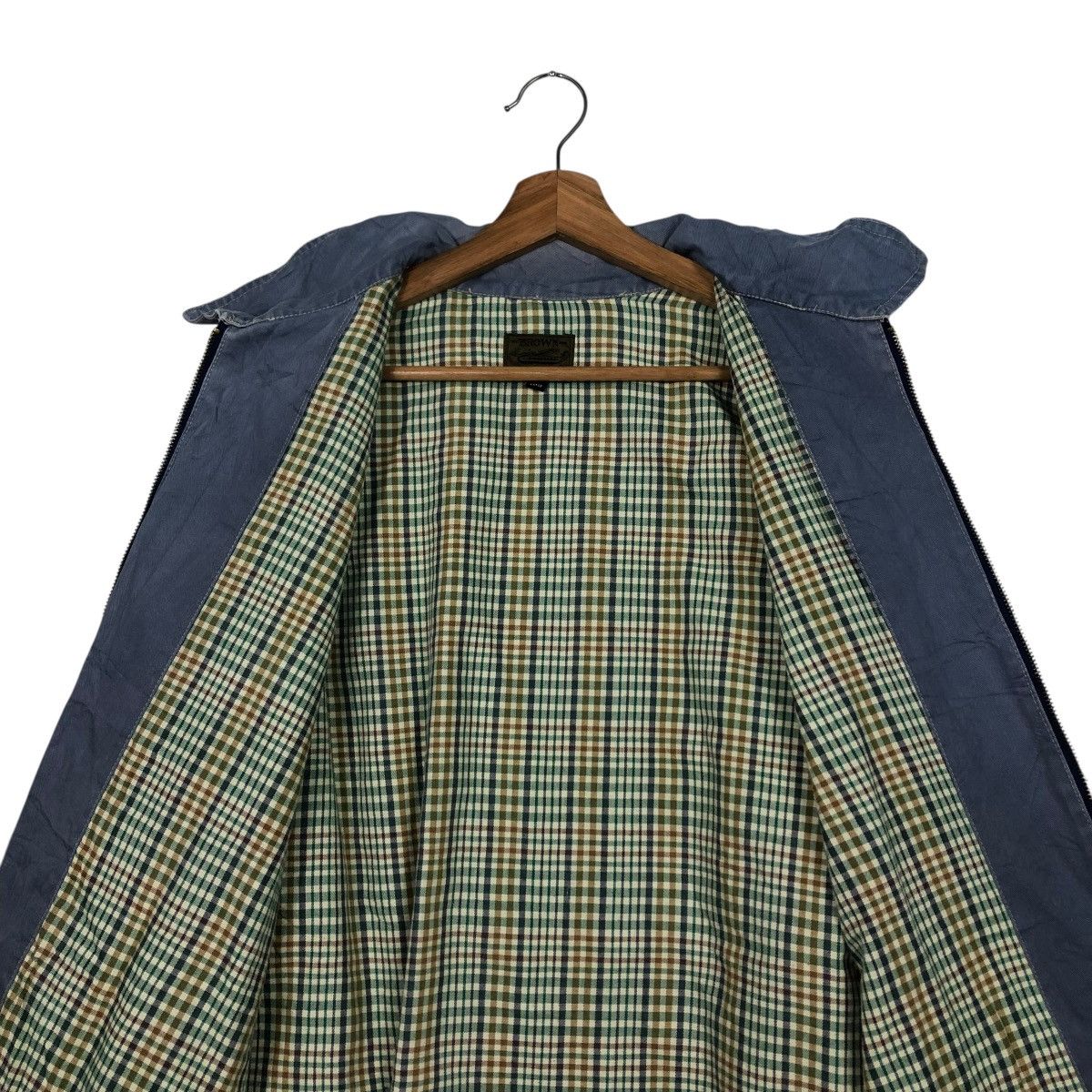 Vintage 🔥VINTAGE BOMBER JACKET BLANKET TARTAN BROWN ISSEY MIYAKE Size US L / EU 52-54 / 3 - 16 Thumbnail