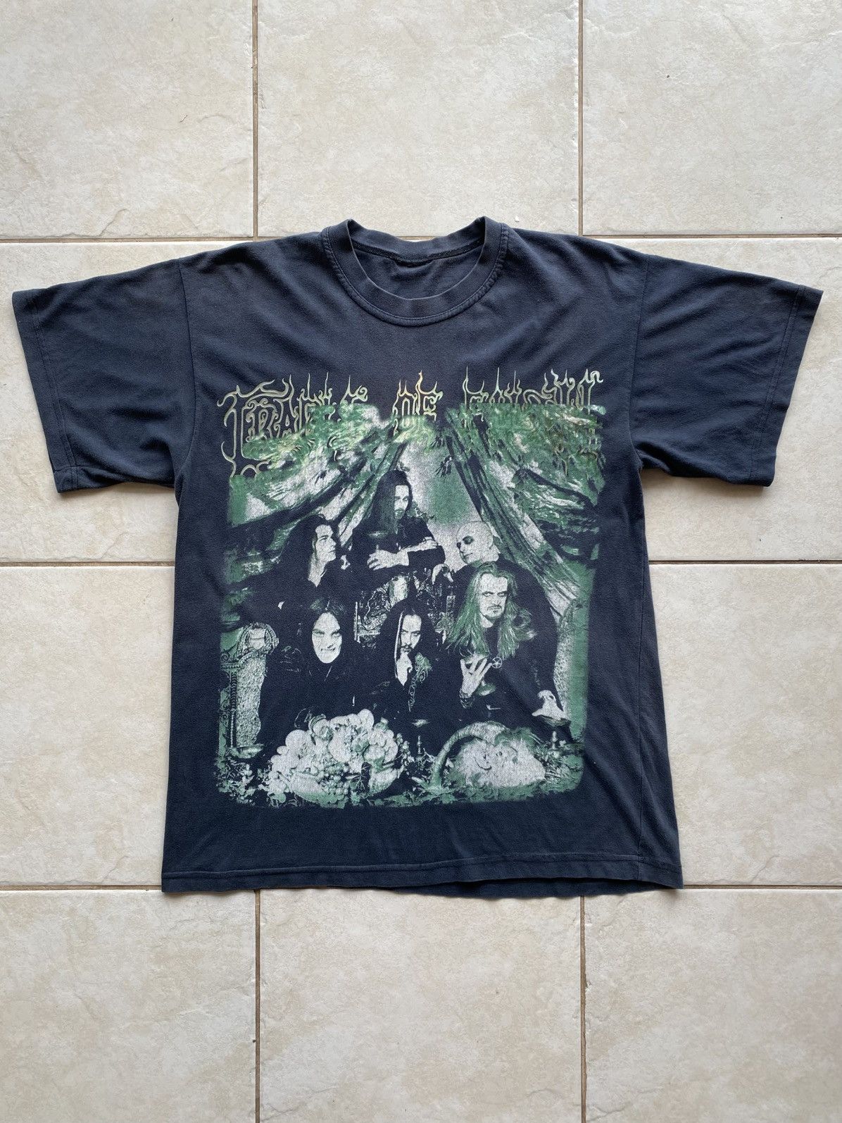 Vintage Vintage 90’s Cradle of Filth Faded Euro Boot Tee Medium Size US M / EU 48-50 / 2 - 1 Thumbnail
