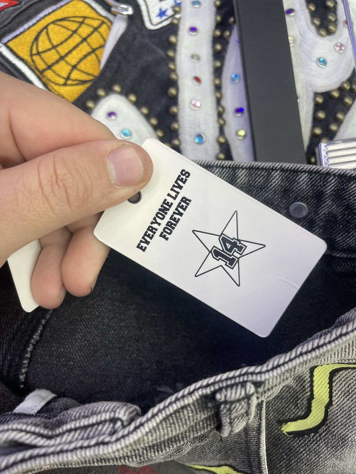 Vale Vale lives “Lightning” Denim shorts Size US 30 / EU 46 - 7 Thumbnail