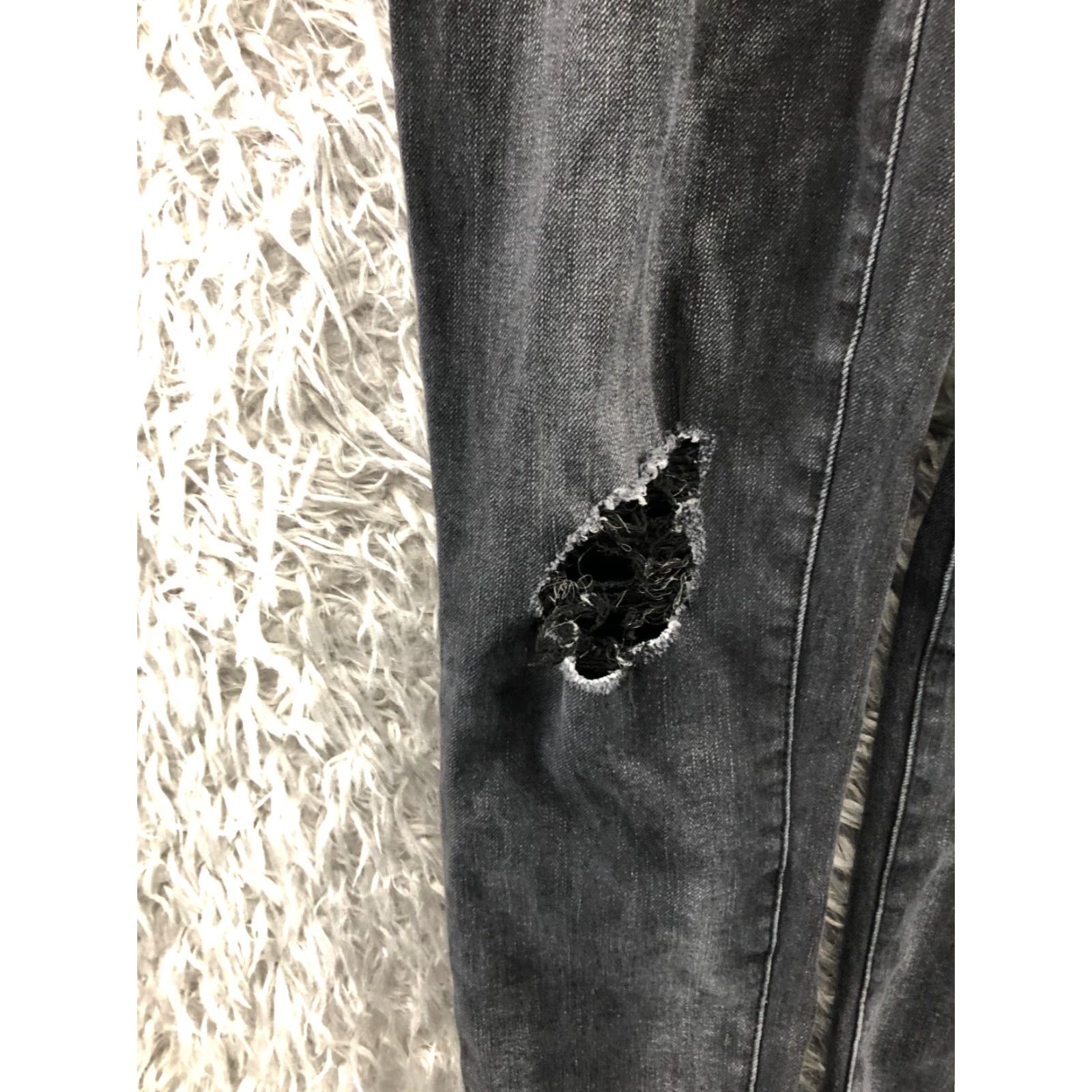 Express Express Jeans Skinny High Rise Size 2 Womens Black Dark Wash Denim 5-Pocket Modern Womens Clothing Size 26" / US 2 / IT 38 - 6 Thumbnail