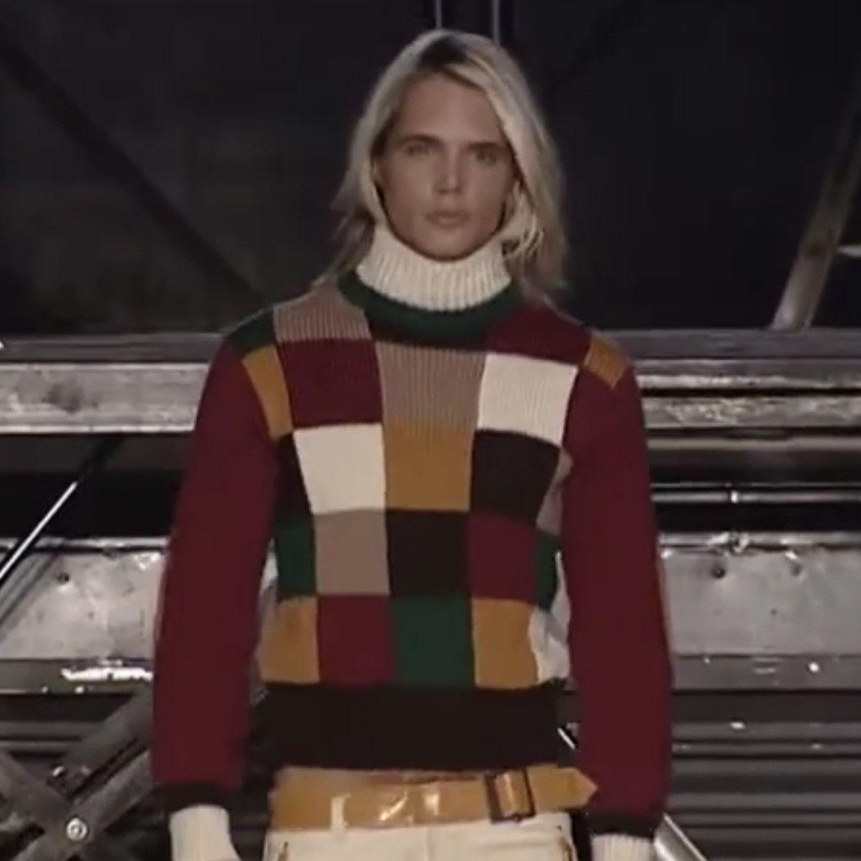 Dsquared2 Dsquared2 F/W 2001-02 Check Wool Turtleneck Sweater Size US XL / EU 56 / 4 - 3 Thumbnail