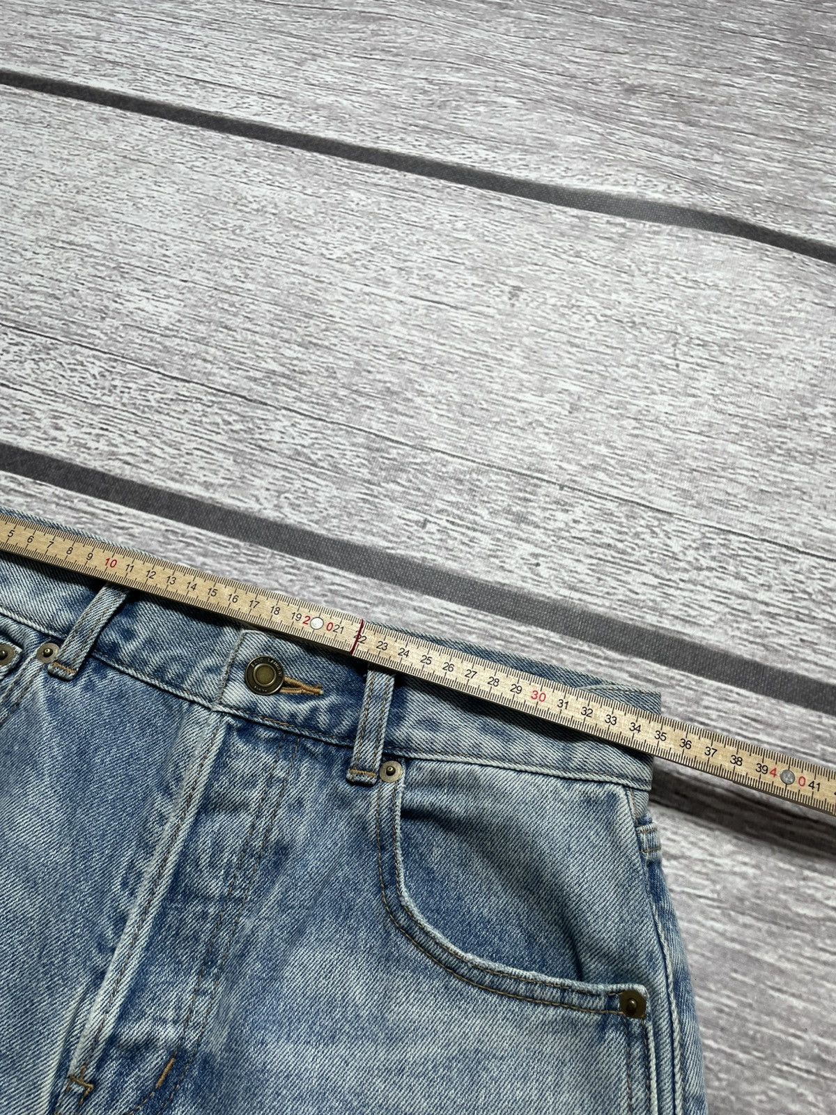 Saint Laurent Paris Saint Laurent Paris D35 Japanese Denim Jeans Size US 27 - 14 Thumbnail
