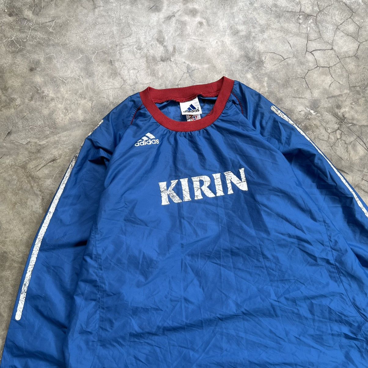Adidas 1990s Adidas Kirin Jersey Longsleeve Shirt Size US XL / EU 56 / 4 - 2 Thumbnail
