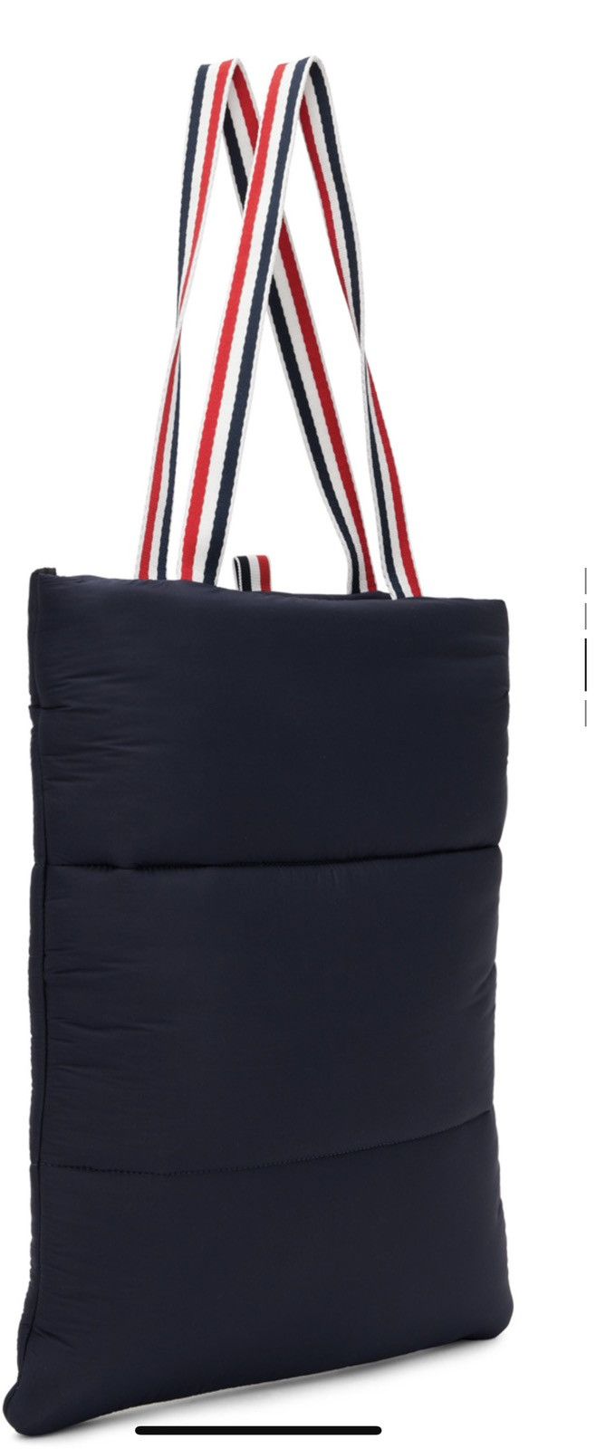 Thom Browne Thom Browne Quilted padded nylon taffeta tote in navy Size ONE SIZE - 3 Thumbnail
