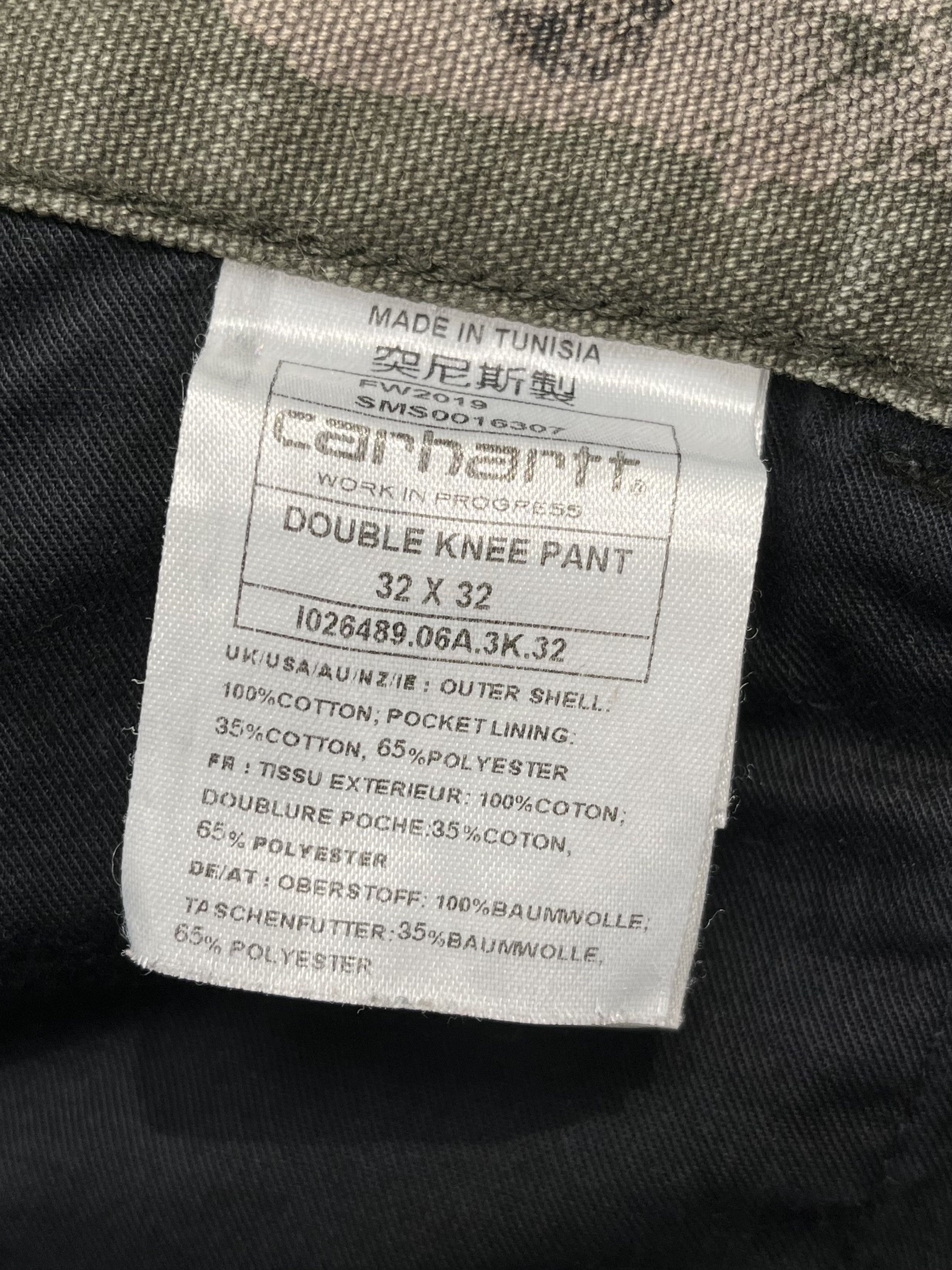 Carhartt Carhartt Double Knee Denim Pants Camo Green Size US 32 / EU 48 - 5 Thumbnail