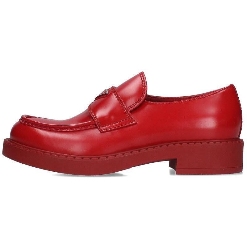 Prada PRADA Logo plate leather loafers Size US 9.5 / EU 42-43 - 2 Thumbnail