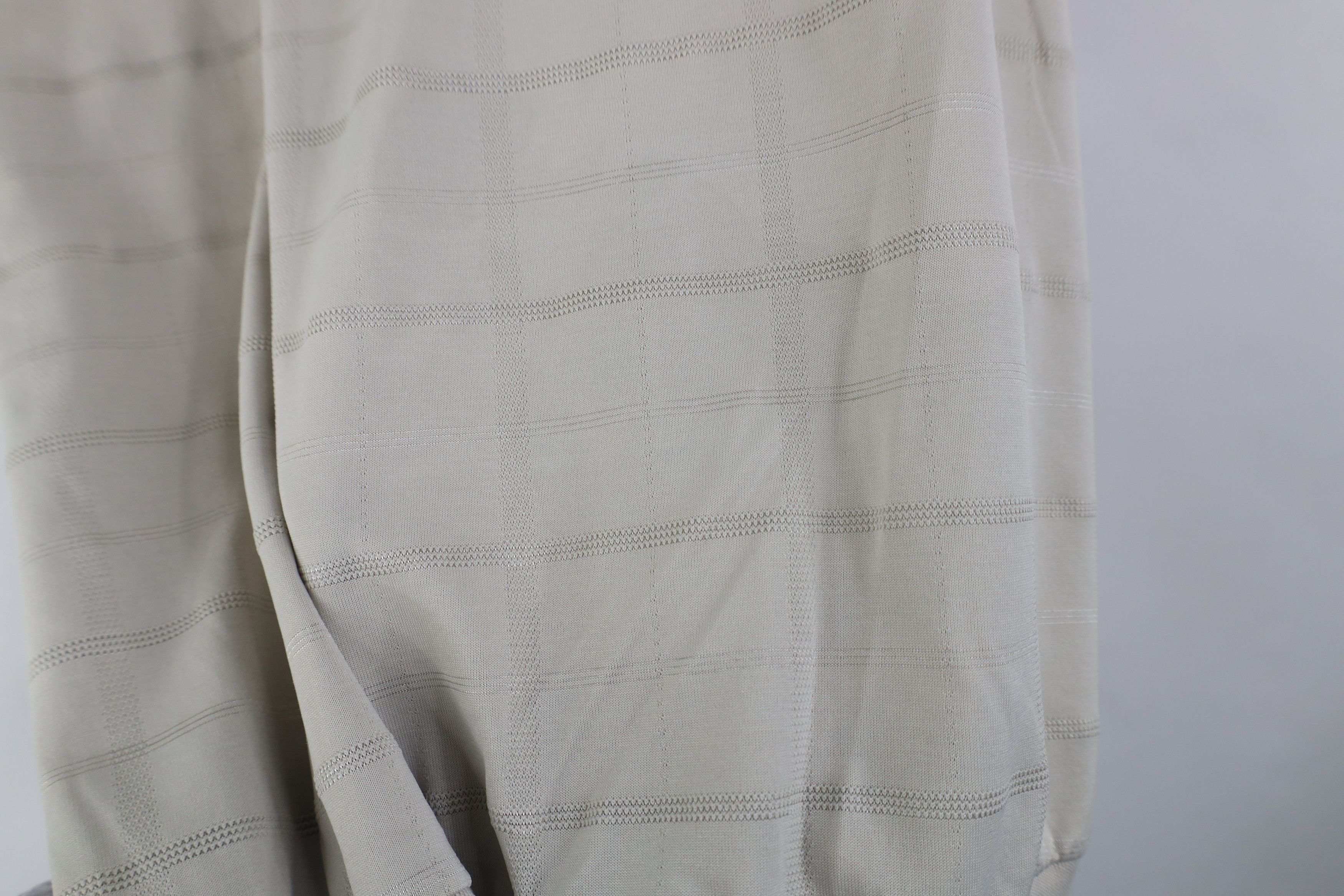 Vintage Vintage 90s Streetwear Knit Pullover Polo Shirt Beige Size US M / EU 48-50 / 2 - 12 Thumbnail