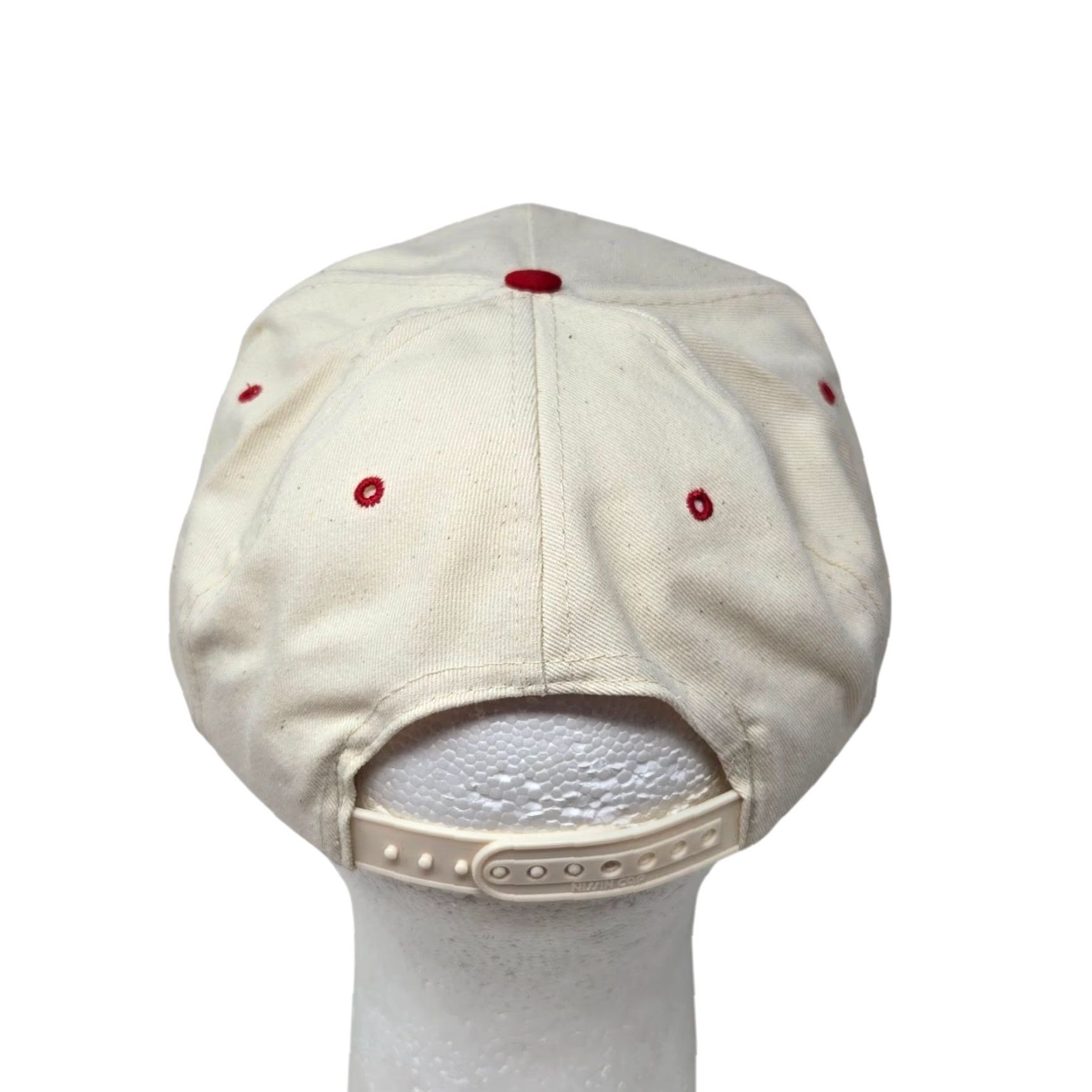 Vintage VINTAGE Atlantic Dairy Cooperative Trucker Hat ADC Rope Snapback Adjustable Red Men One Size Trucker Hat USA Adjustable Size ONE SIZE - 5 Thumbnail
