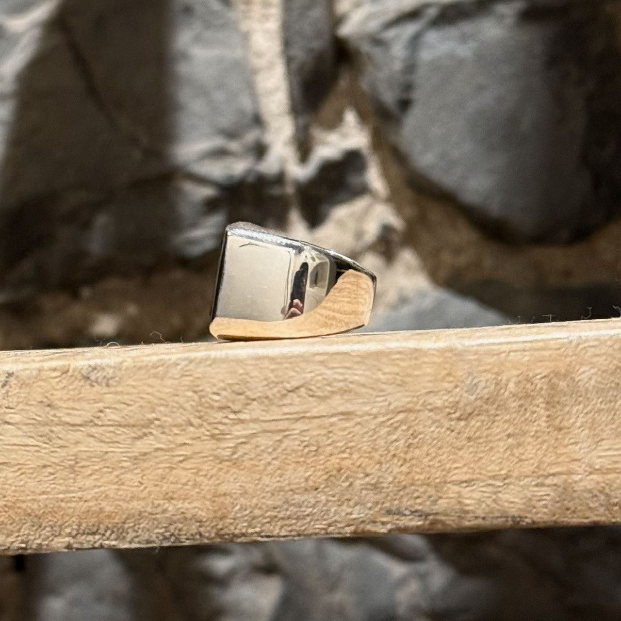 Undercover Undercover Arrow Signet Silver Ring - 10.5 US Size ONE SIZE - 3 Thumbnail