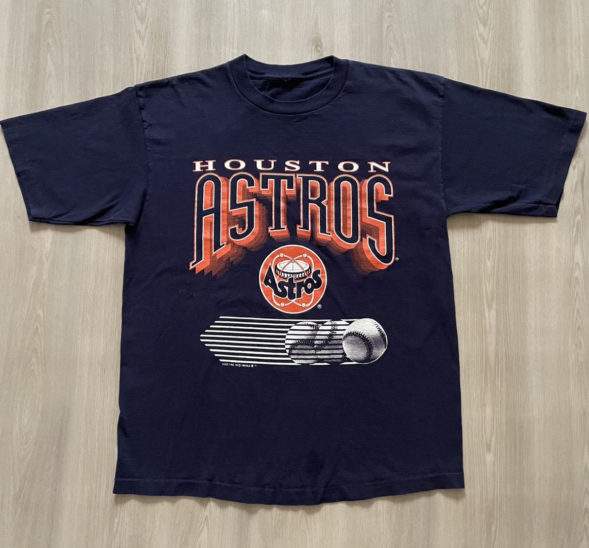 Vintage Vintage 1993 Logo 7 Houston Astros Logo Made in USA Sz XL Size US XL / EU 56 / 4 - 2 Thumbnail