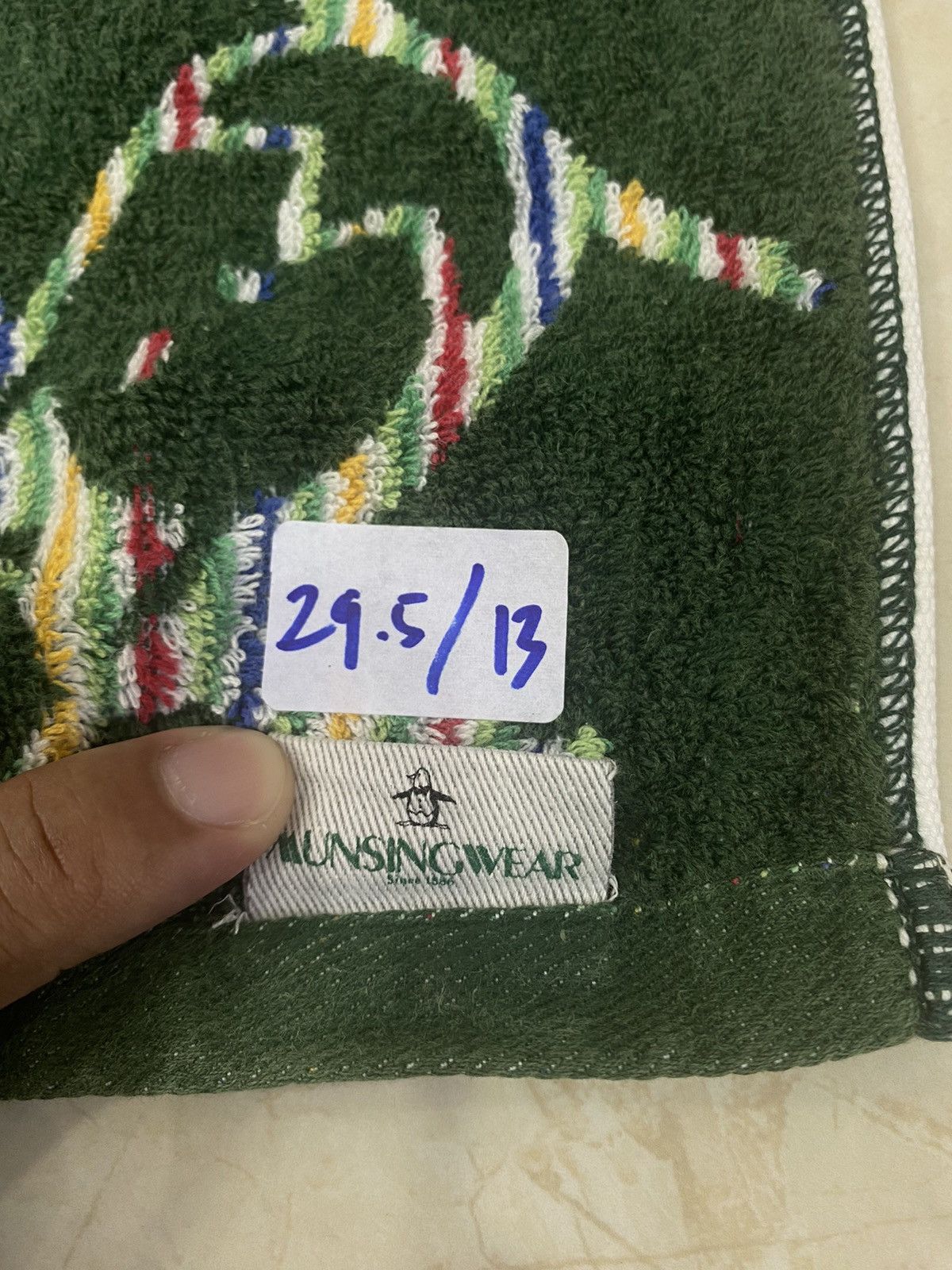 Grand Slam × Vintage VINTAGE MUNSINGWEAR Grandslam Stripes Face / Hand Towel Size ONE SIZE - 4 Thumbnail