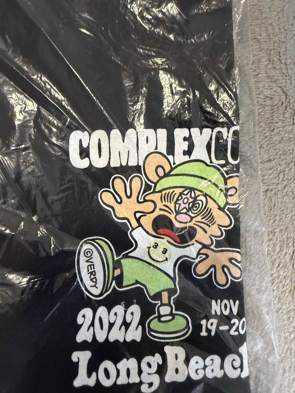 Verdy ComplexCon 2022 Long Beach Tee Black XL Deadstock Size US XL / EU 56 / 4 - 5 Thumbnail