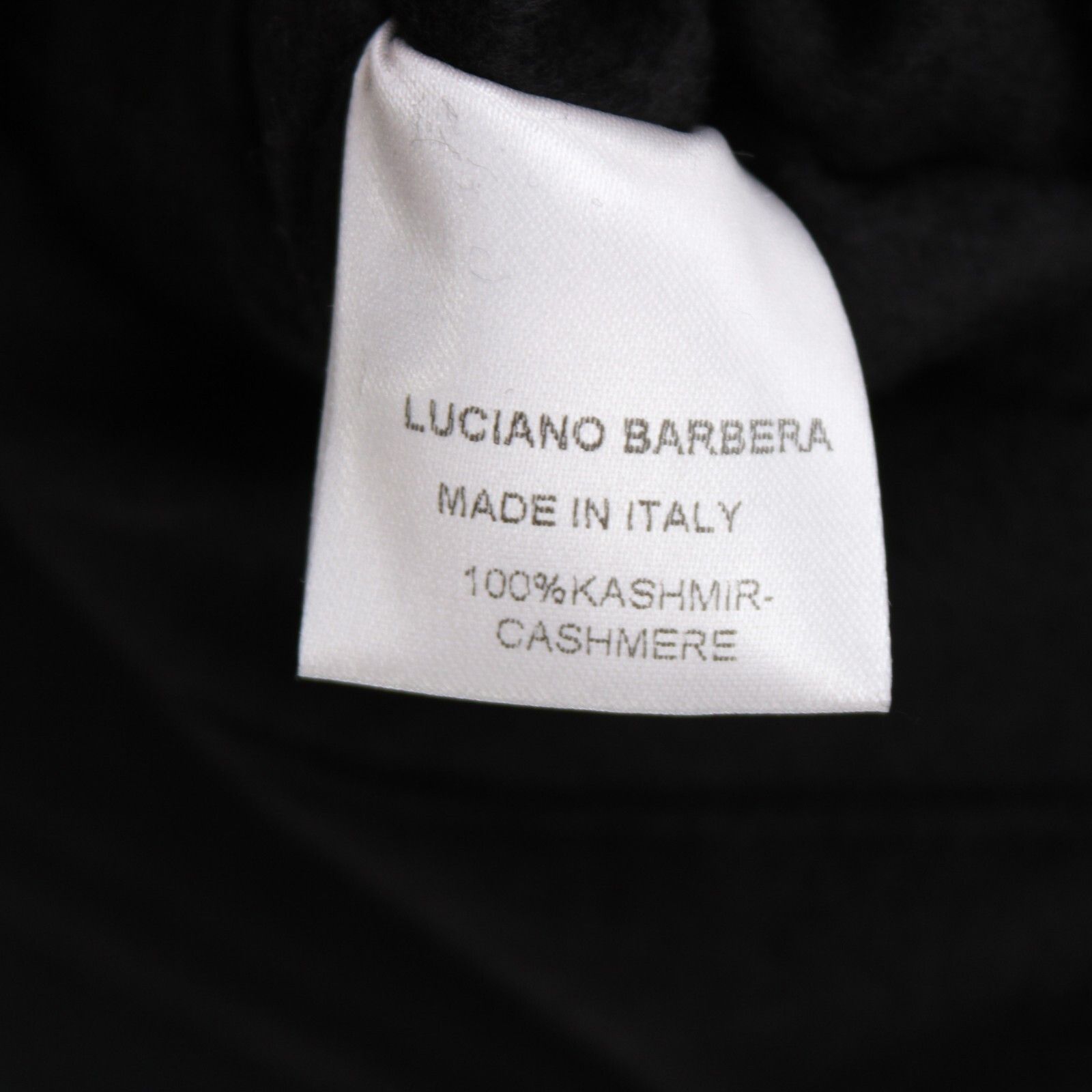 Luciano Barbera Luciano Barbera Overshirt Size M US In Black Cashmere Size US M / EU 48-50 / 2 - 8 Thumbnail
