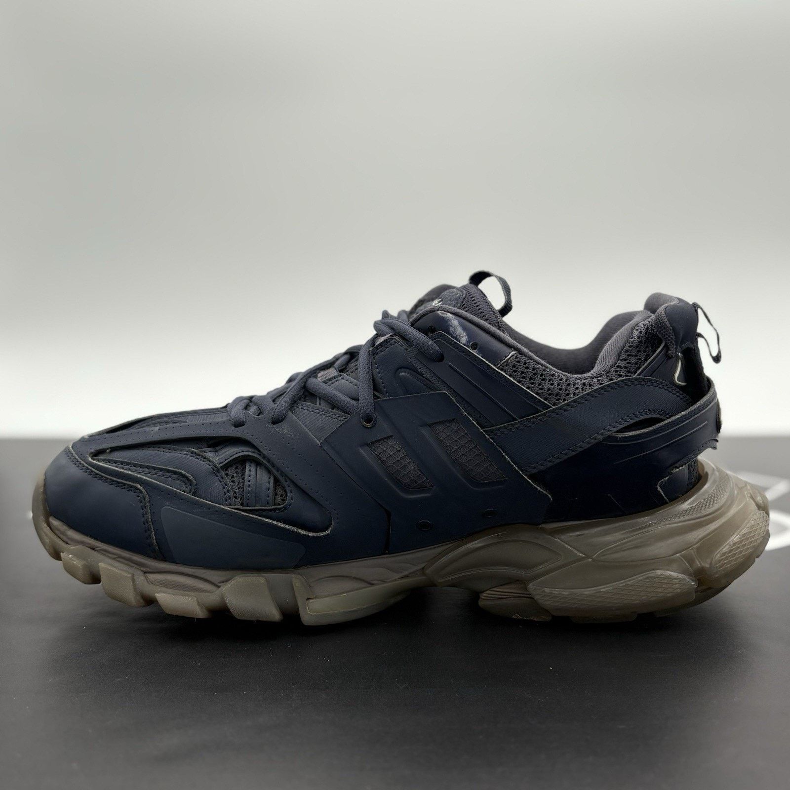 Balenciaga Balenciaga Track Sneaker ' Navy ' | GOOD CONDITION! Size US 11 / EU 44 - 4 Thumbnail