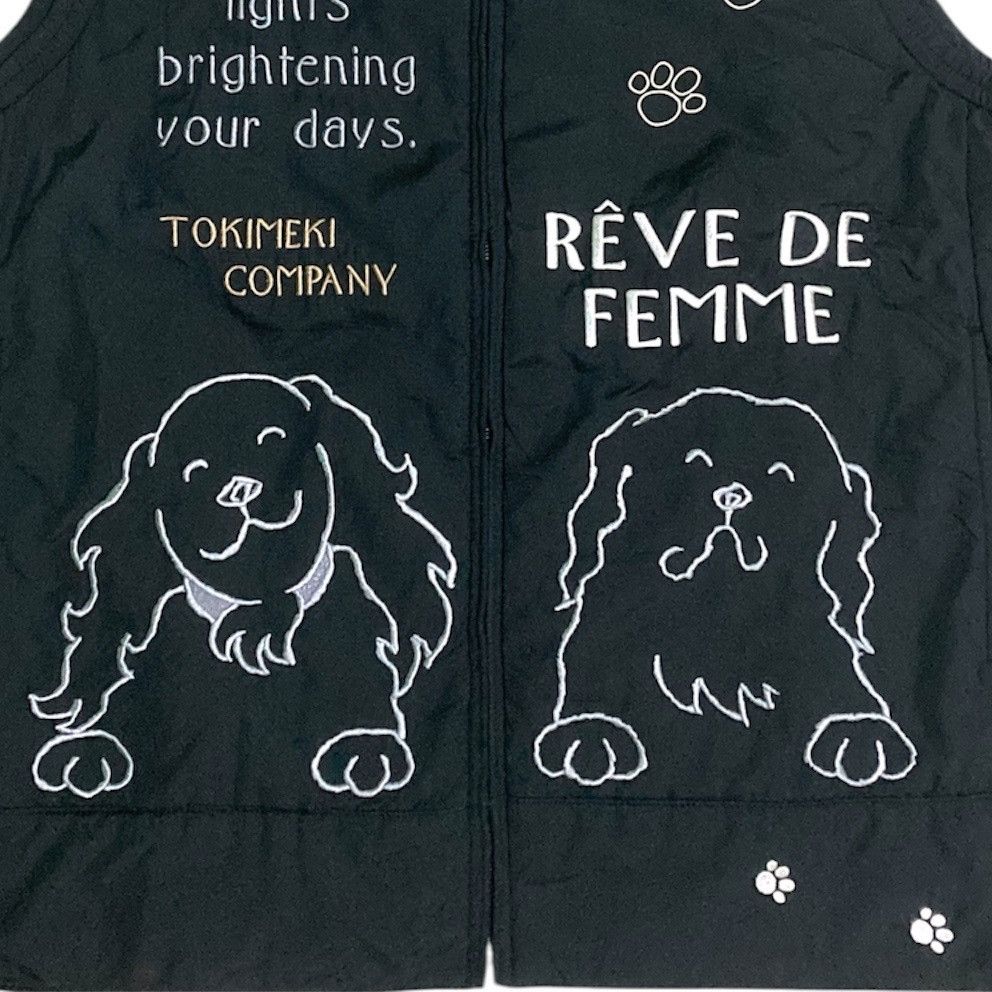 Vintage Reve De Femme Big Logo Thermolite Vest Size US S / EU 44-46 / 1 - 4 Thumbnail