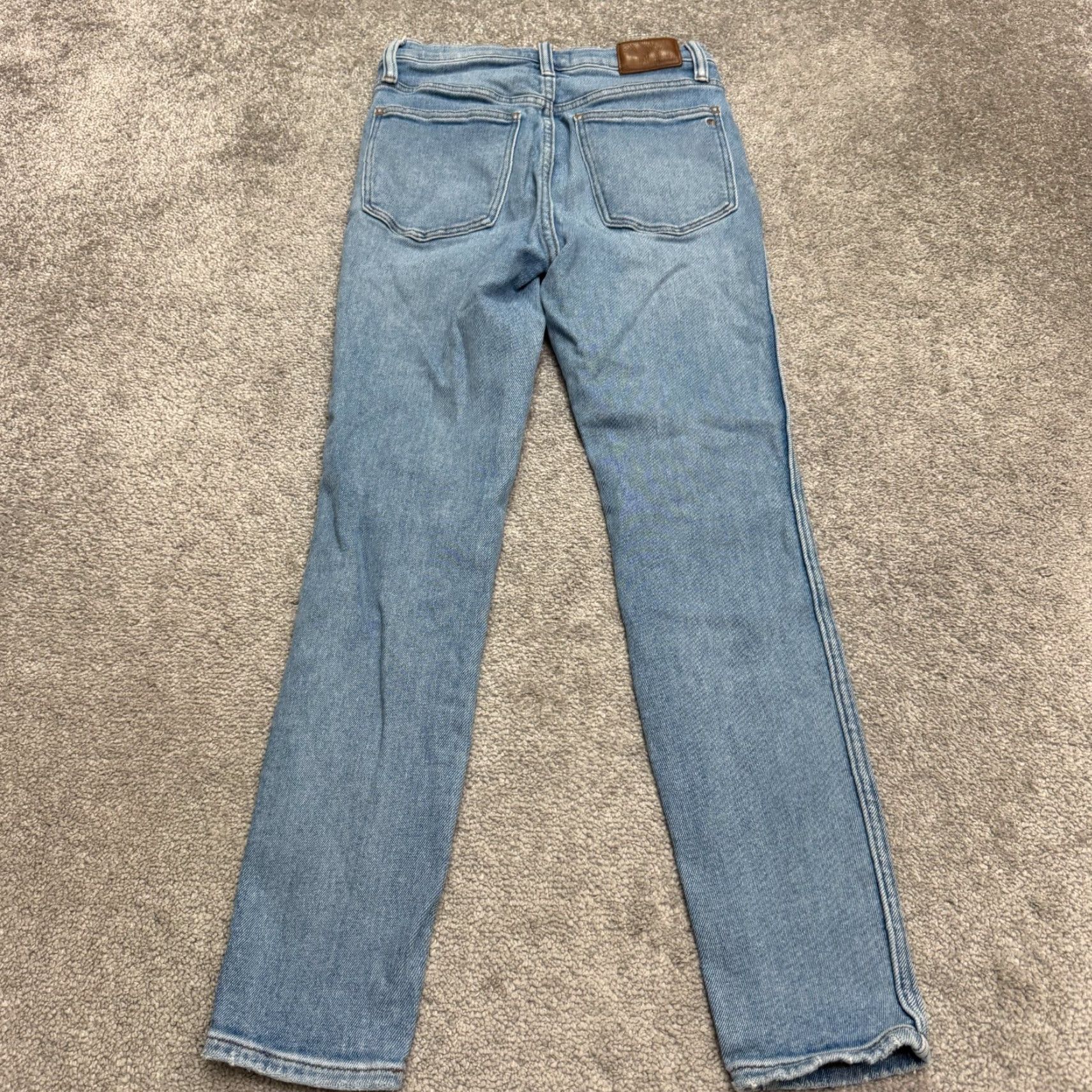 Madewell Madewell Jeans Women 27 Skinny 10" High Rise Light Blue Denim 28in Inseam Size 27" / US 4 / IT 40 - 2 Thumbnail