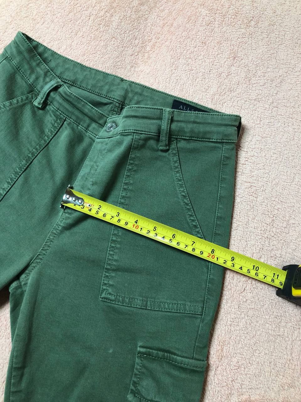 Allsaints × Vintage Vintage 90’s Y2K Style Wide Denim cargo Jeans Pants Size 28" / US 6 / IT 42 - 9 Thumbnail