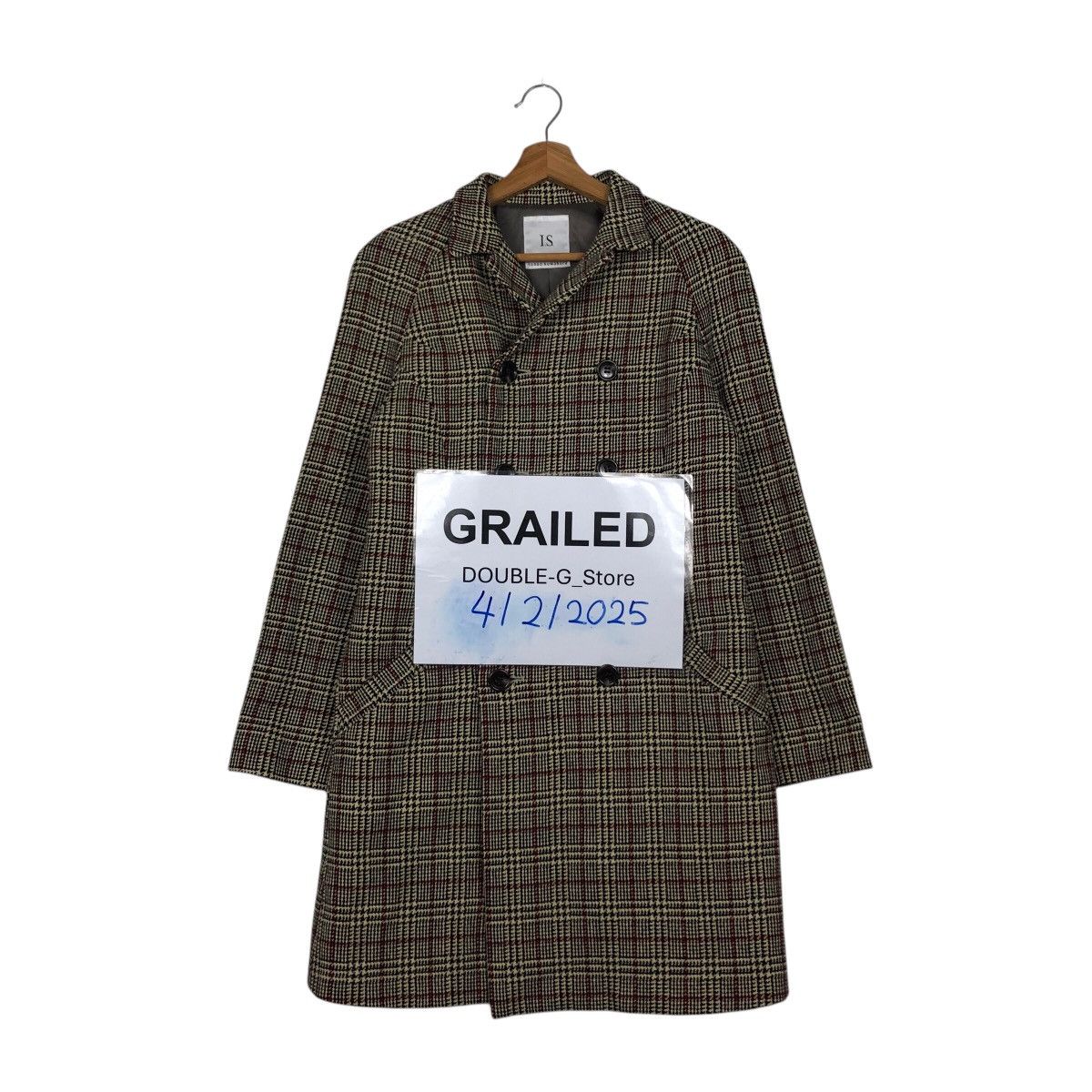 Issey Miyake 📌Vintage Long Jacket Double Breast IS Sunao Kuwahara Japan Size US M / EU 48-50 / 2 - 1 Thumbnail