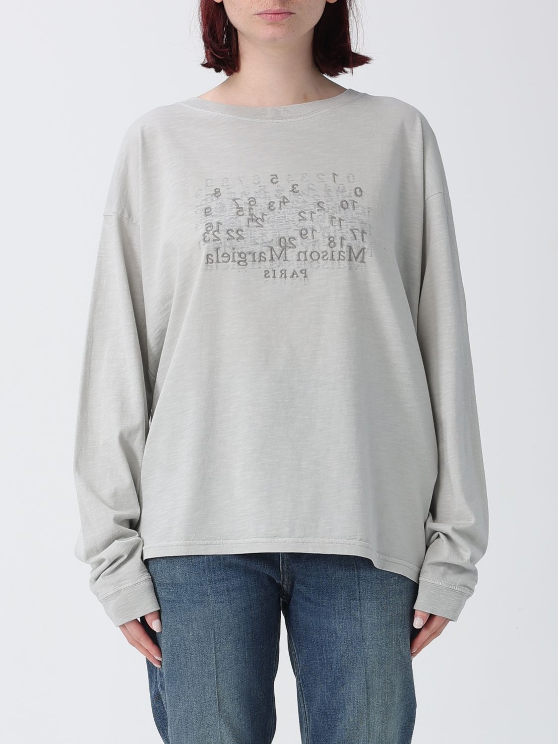 Maison Margiela Maison Margiela T-Shirt Woman Grey Size S / US 4 / IT 40 - 1 Thumbnail