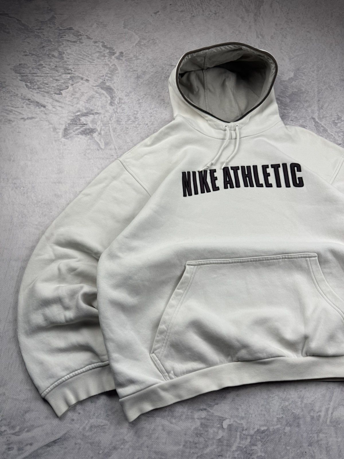 Nike × Vintage NIKE VINTAGE CENTER LOGO OVERSIZE BOXY HOODIE Size US L / EU 52-54 / 3 - 2 Thumbnail