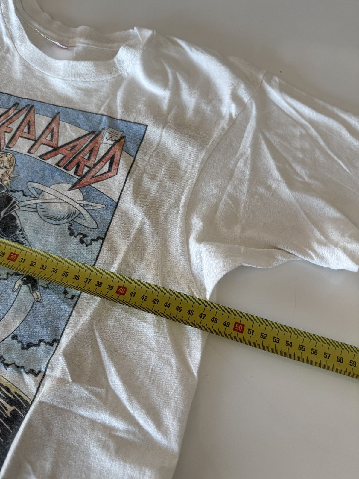 Def Leppard *RARE* VINTAGE 80s 1987 DEF LEPPARD HYSTERIA TOUR COMICS Size US L / EU 52-54 / 3 - 9 Thumbnail