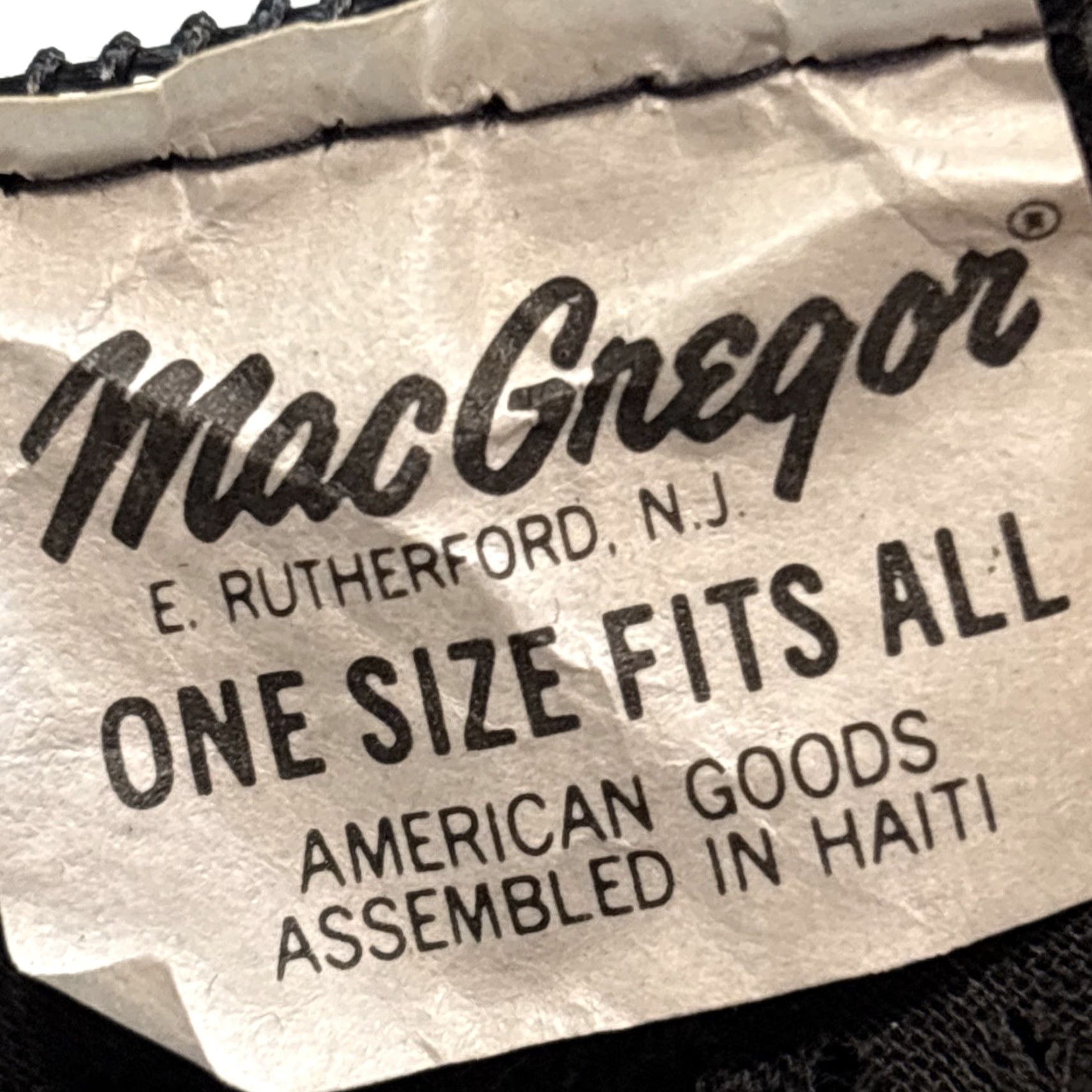 Vintage VINTAGE MacGregor Black Trucker Hat Snap-Back Men One Size Black Size ONE SIZE - 8 Thumbnail