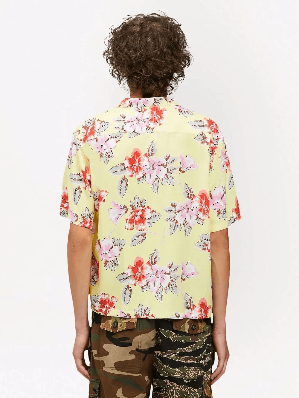 Other Hibiscus Print Short Sleeve Shirt | Tropical Aloha Button-Up Size US S / EU 44-46 / 1 - 2 Thumbnail