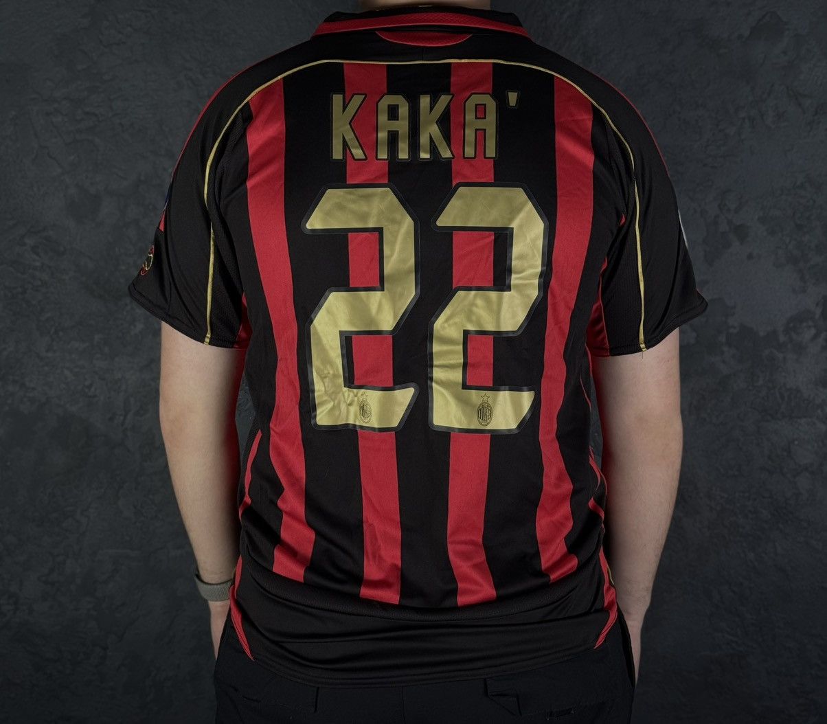 Adidas AC Milan Classic Football Shirt Jersey 2006-07 Home KAKA 22 Size US M / EU 48-50 / 2 - 1 Thumbnail