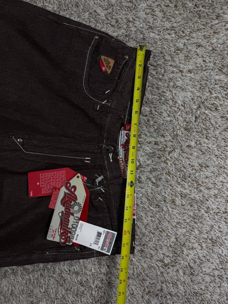 Akademiks Akademiks Denim Baggy Jeans Y2K Hip Hop Stitched Pocket Size US 36 / EU 52 - 10 Thumbnail