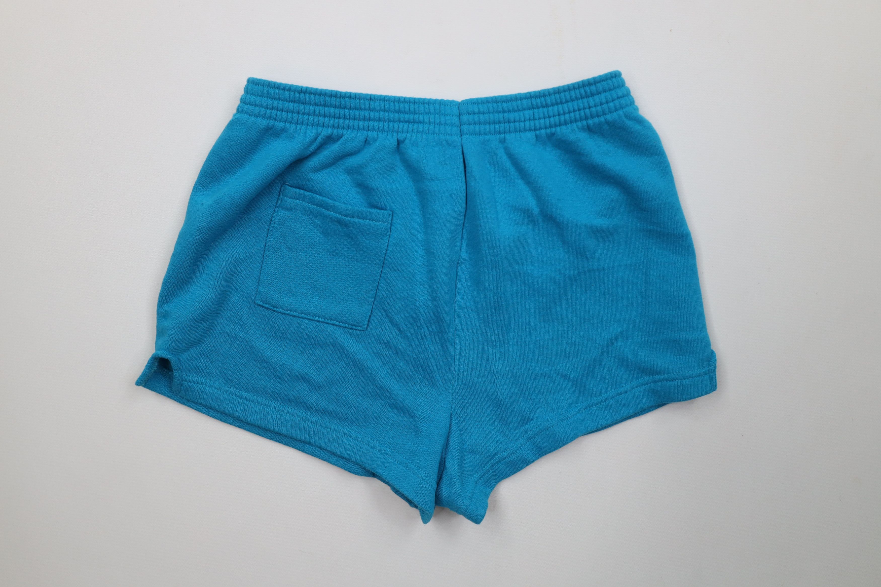 Vintage Vintage 70s 80s Streetwear Hot Sweatpants Shorts Blue USA Size 28" / US 6 / IT 42 - 7 Thumbnail