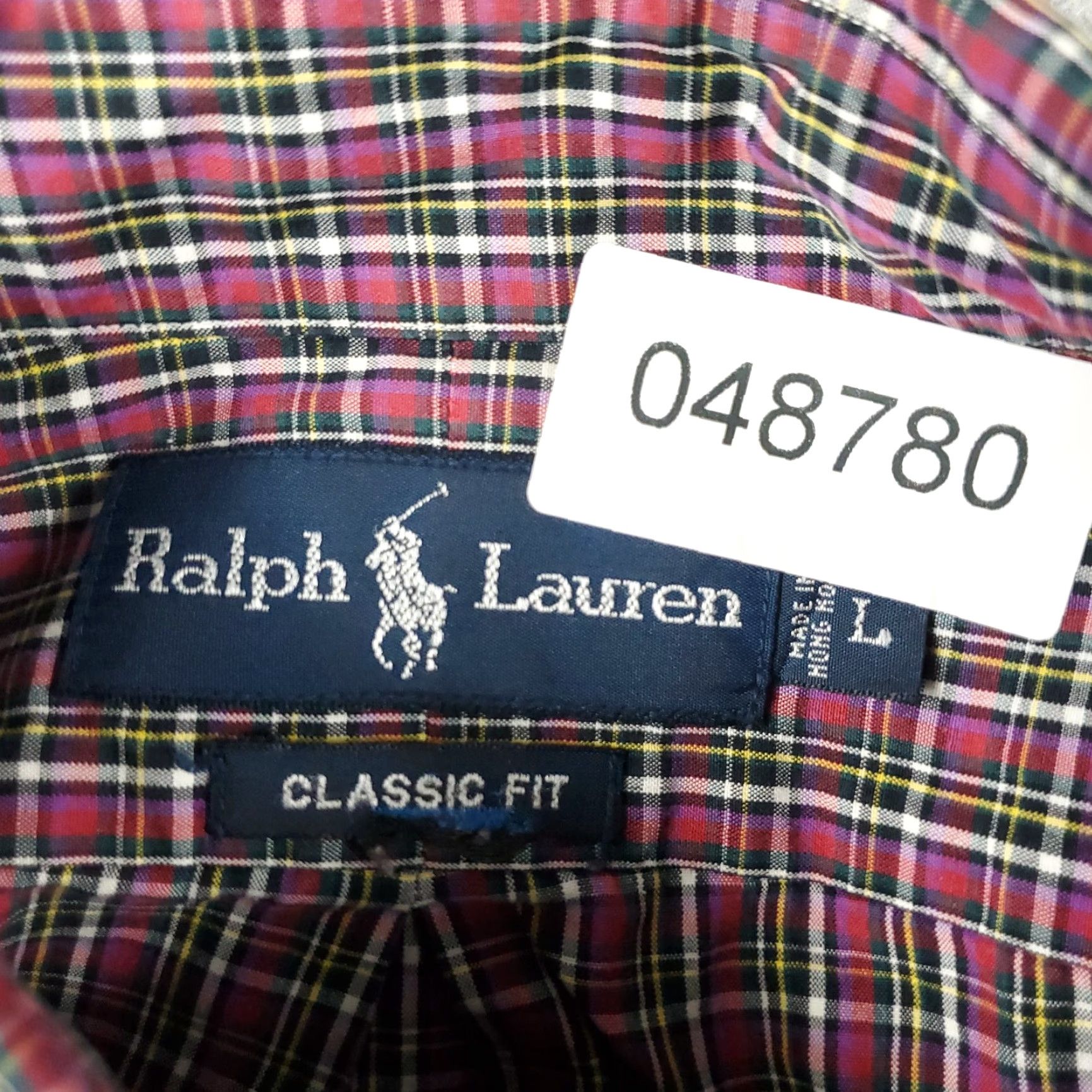 Ralph Lauren Ralph Lauren Shirt Mens Large Red Plaid Pony Button-Up Long Sleeve Size US L / EU 52-54 / 3 - 7 Thumbnail